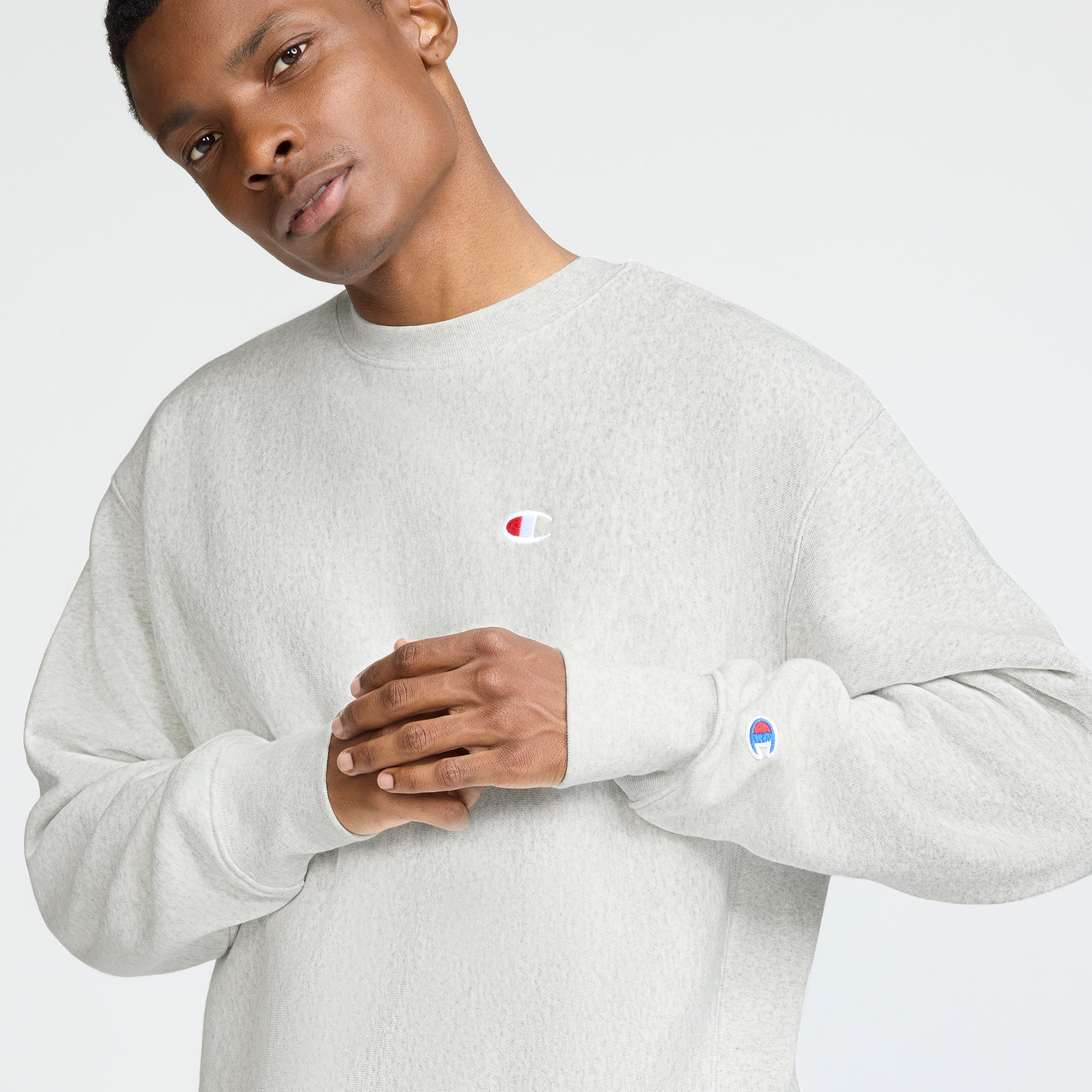 Reverse Weave Crewneck Sweatshirt. C Logo - Image 3