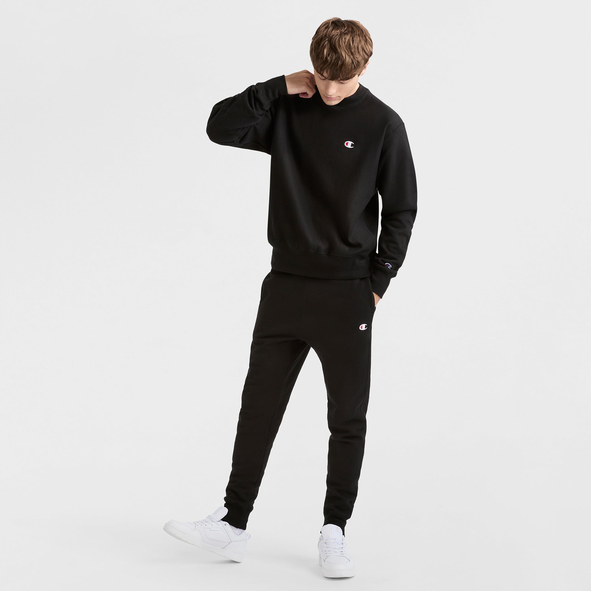 Reverse Weave Crewneck Sweatshirt. C Logo - Image 4