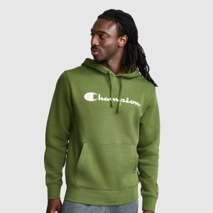 Powerblend Hoodie. Full Script Logo