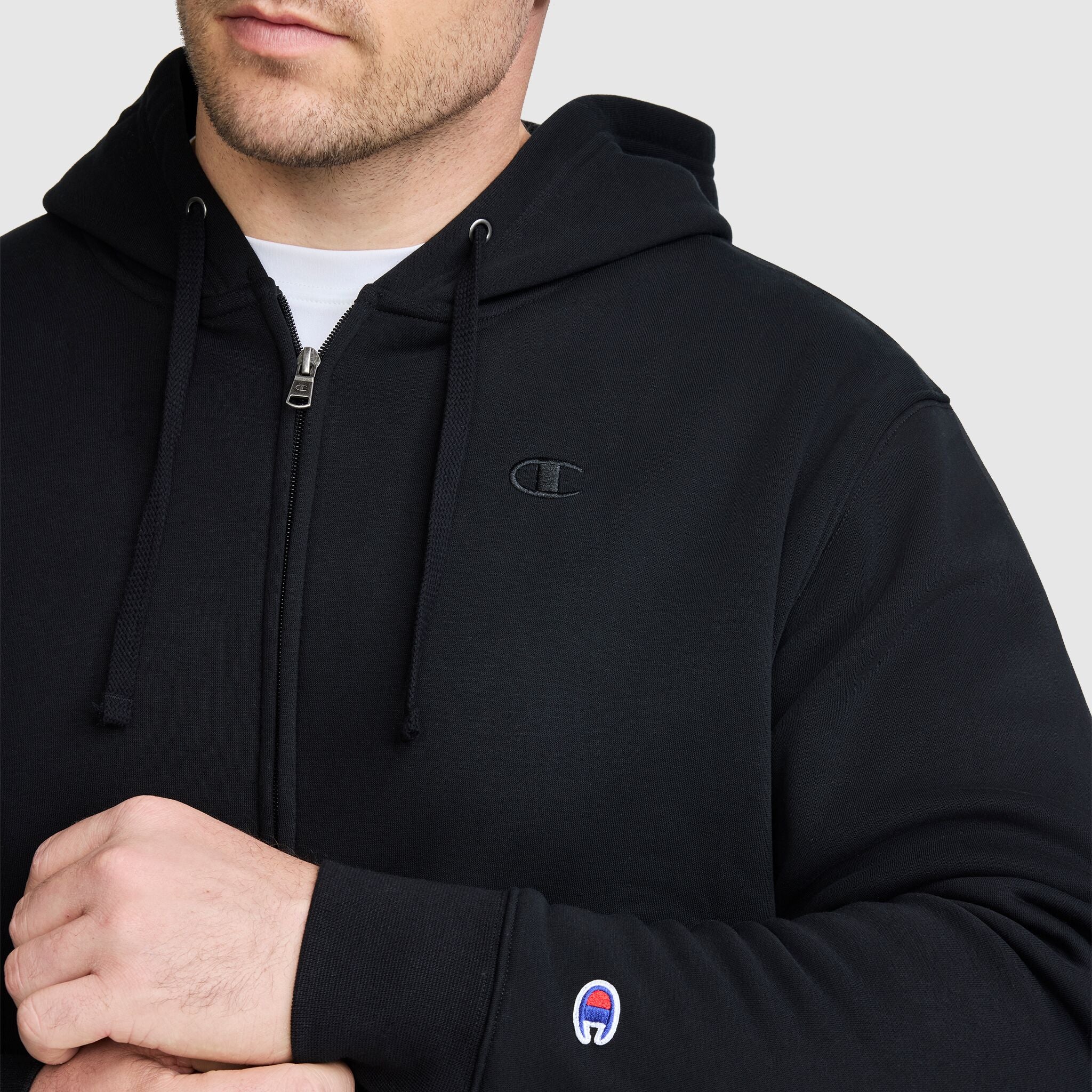 Powerblend Full-Zip Hoodie. C Logo - Big & Tall - Image 6