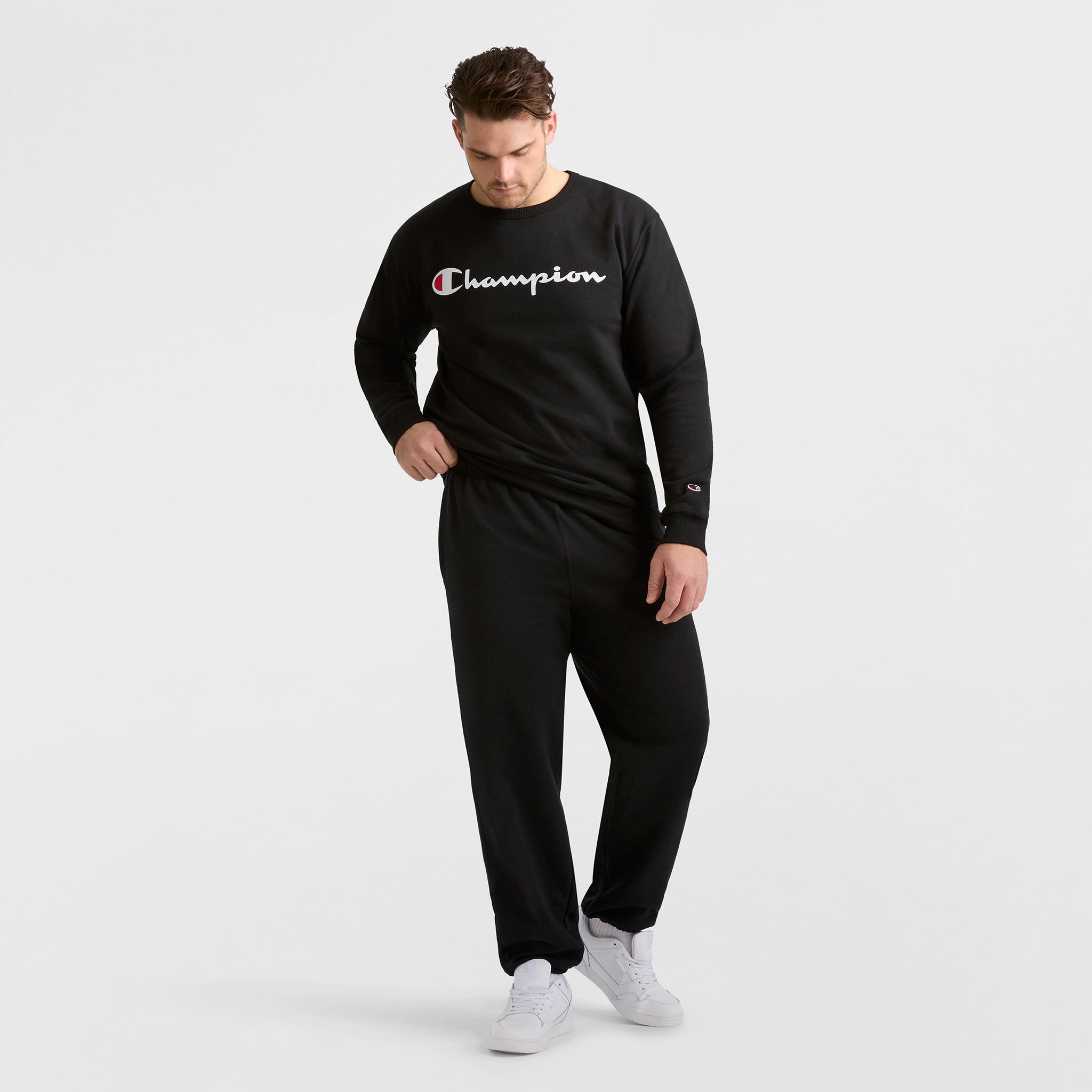Powerblend Sweatpants. Cinched Bottom. C Logo - Big & Tall - Image 4