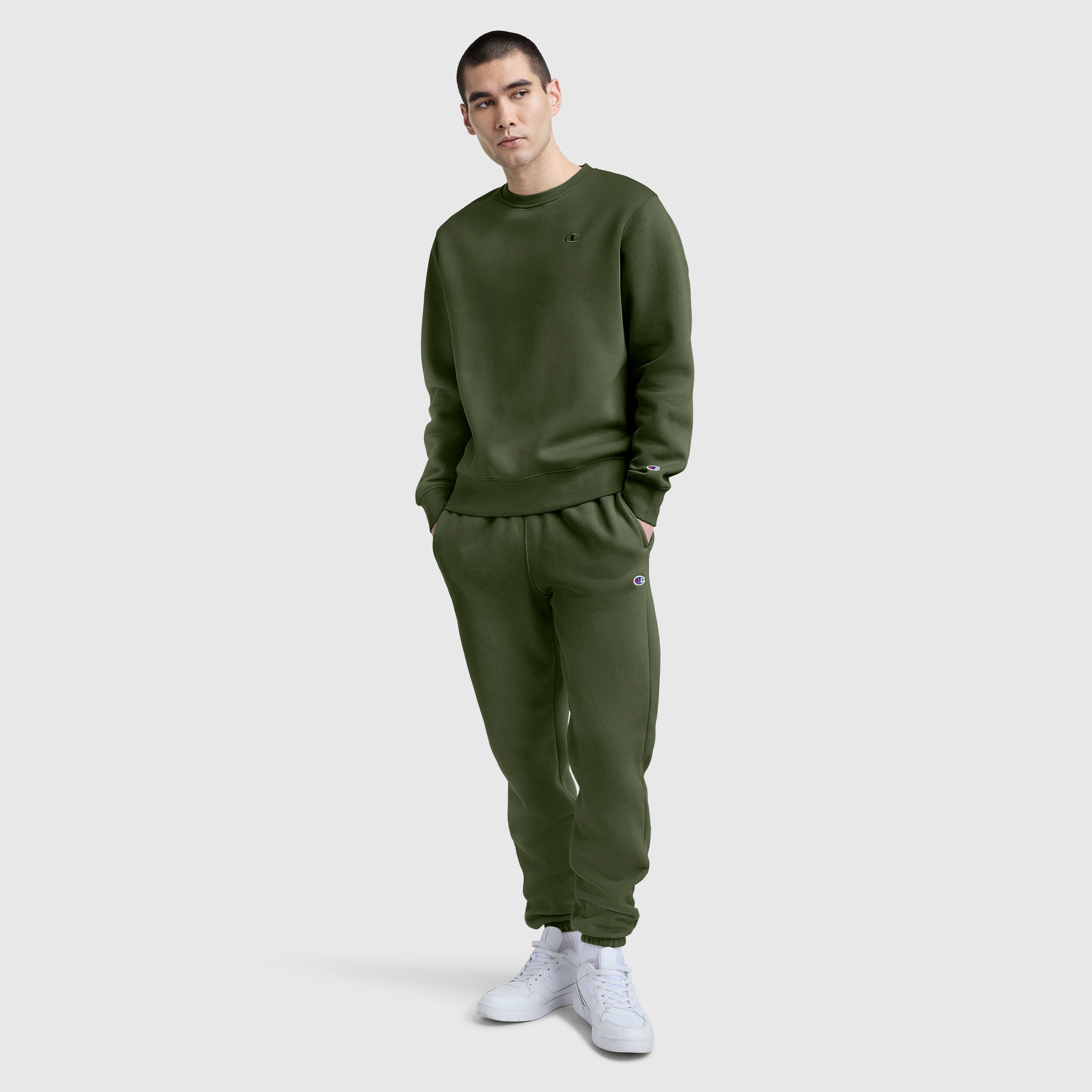 Powerblend Sweatpants. Cinched Bottom. C Logo - Image 5