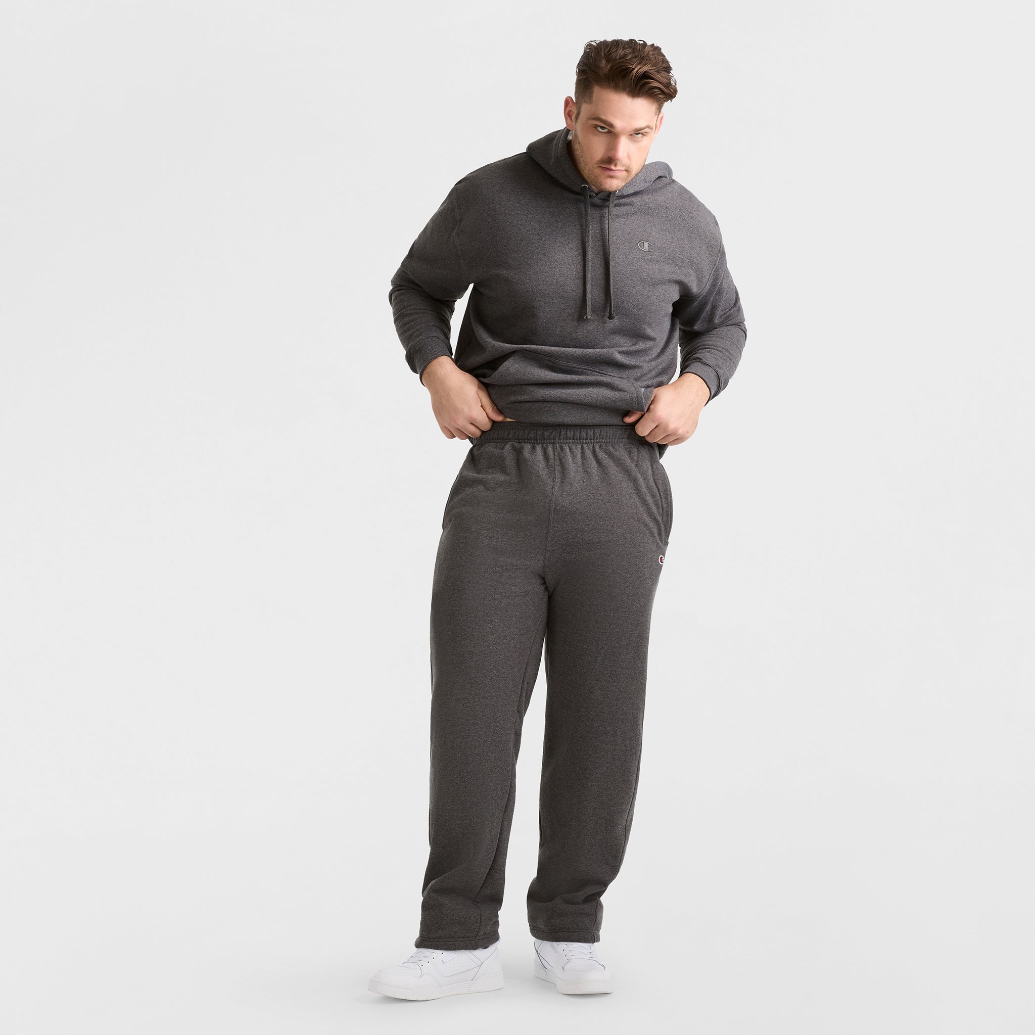 Powerblend Sweatpants. Open Hem. C Logo - Big & Tall - Image 4