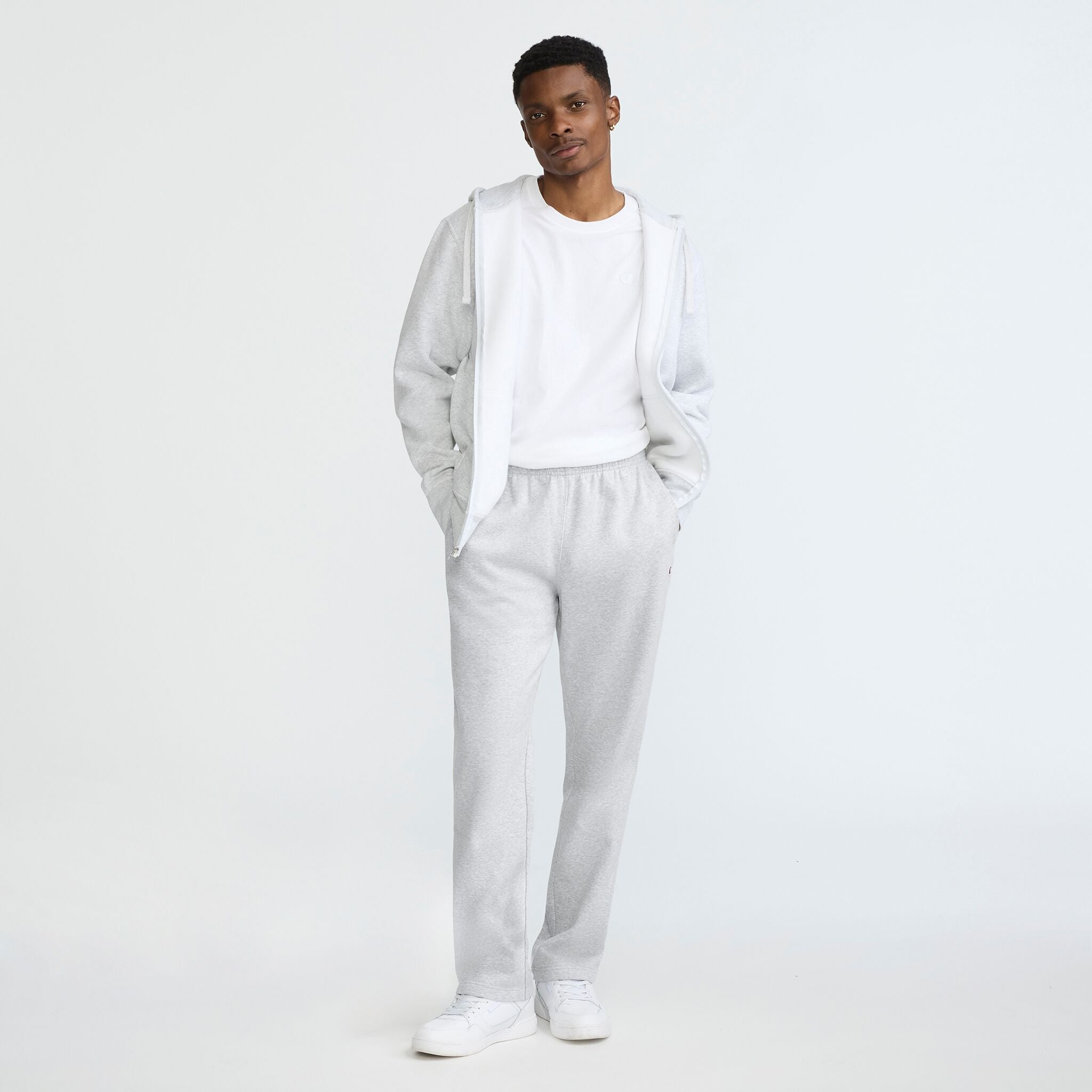 Powerblend Sweatpants. Open Hem. C Logo - Image 4