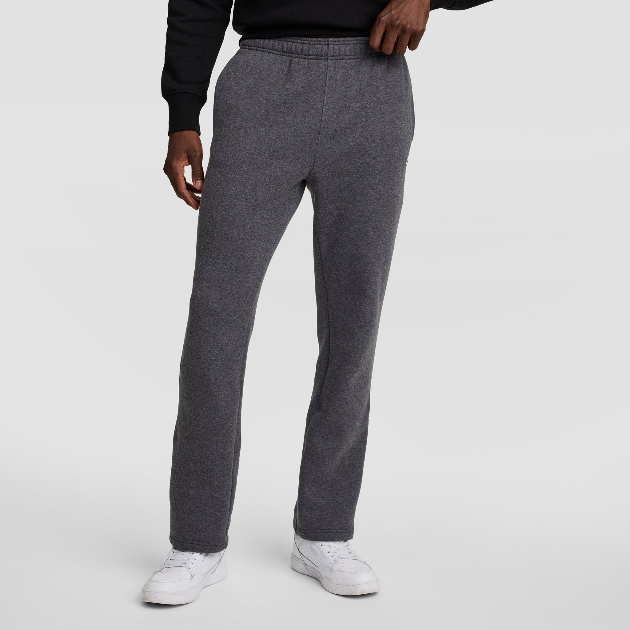 Powerblend Sweatpants. Open Hem. C Logo