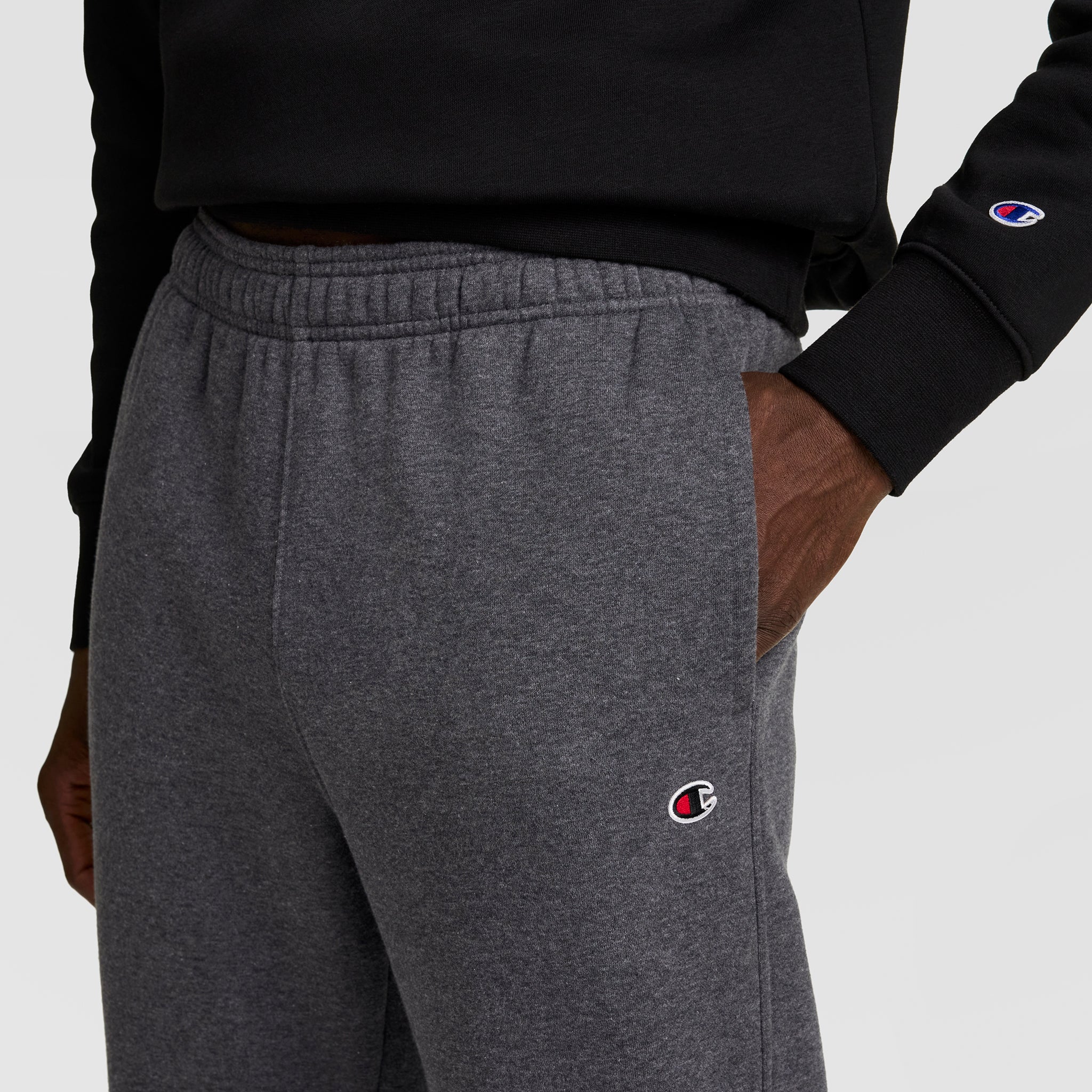 Powerblend Sweatpants. Open Hem. C Logo - Image 4