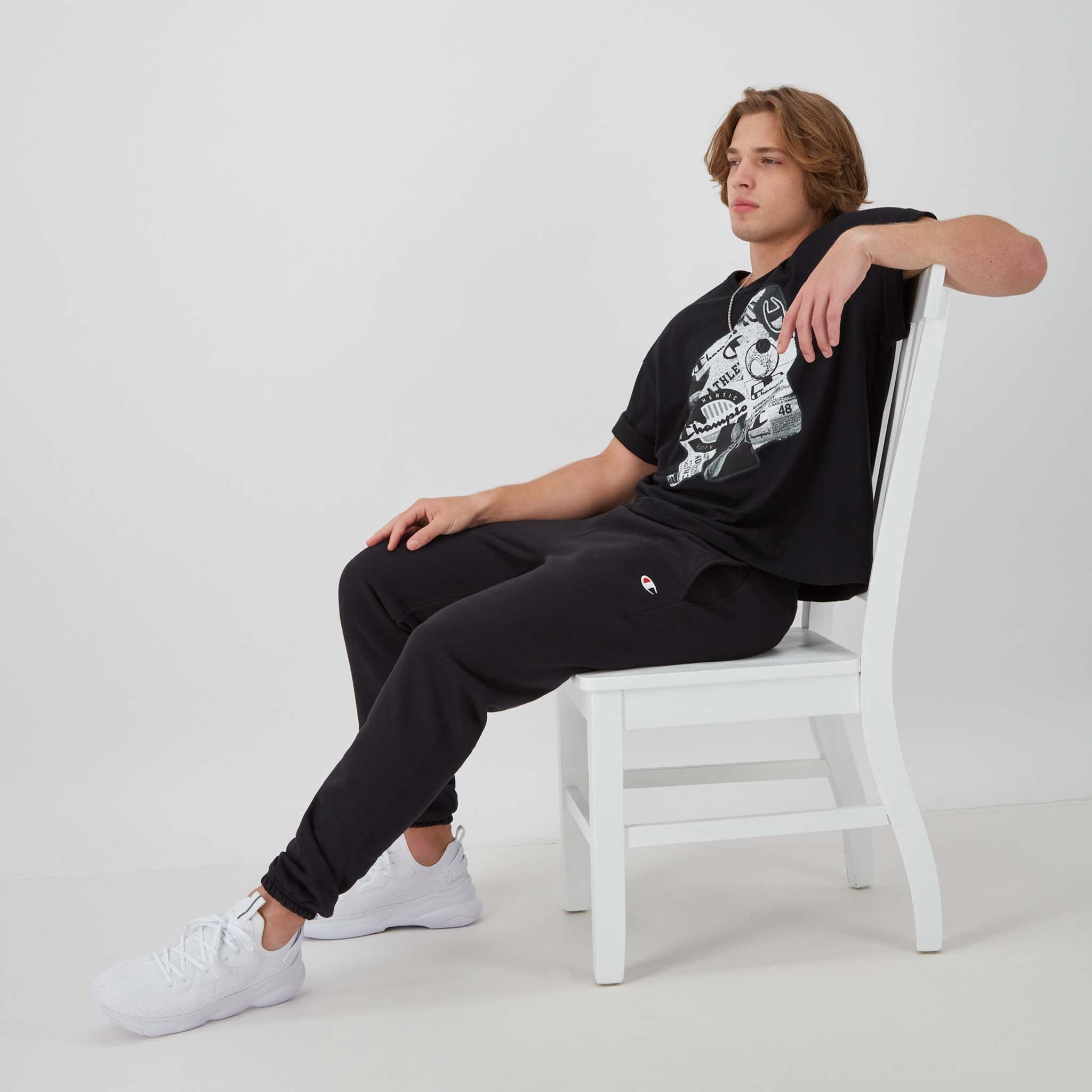 Reverse Weave Small Logo Cinched Sweatpants - Image 5