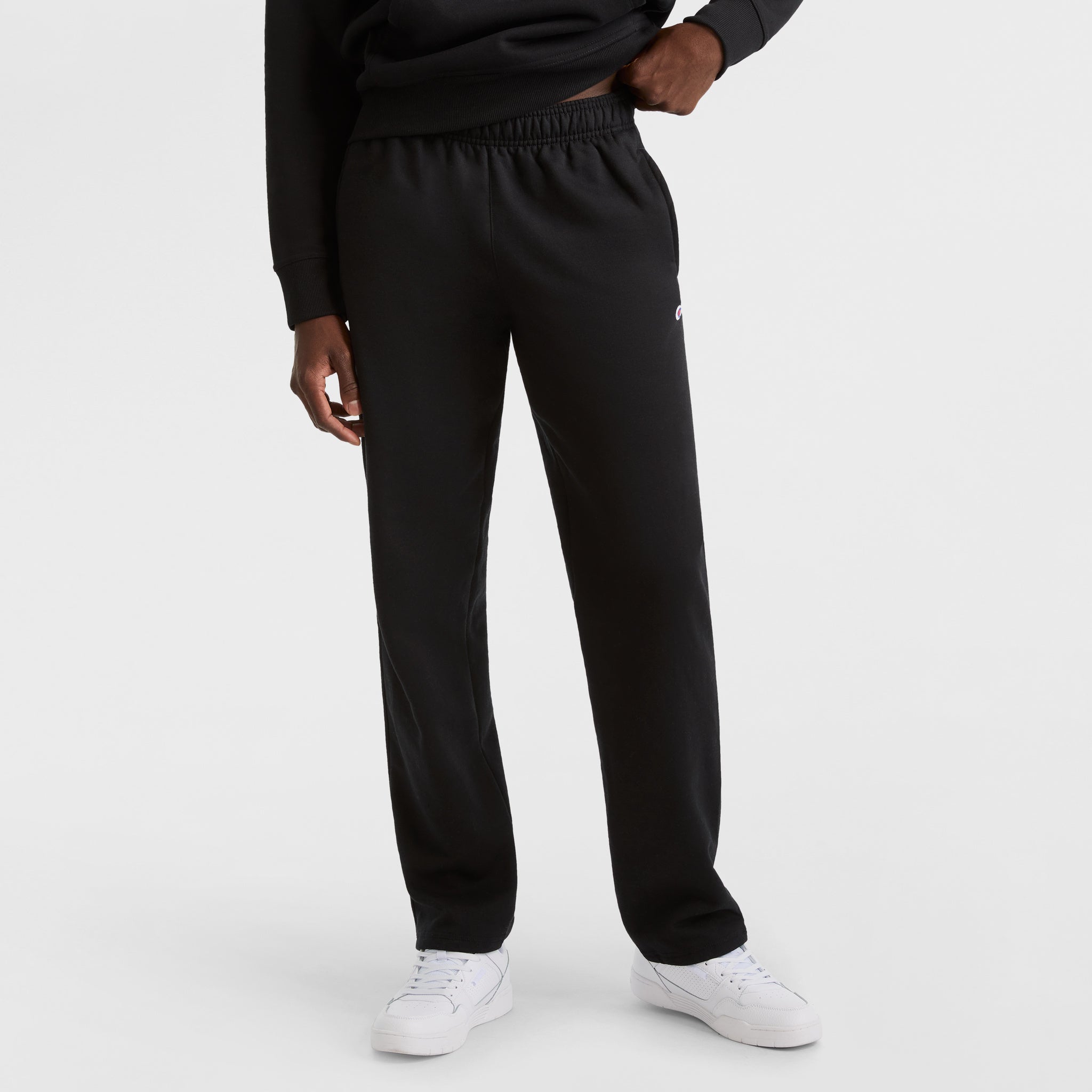 Powerblend Sweatpants. Open Hem. C Logo
