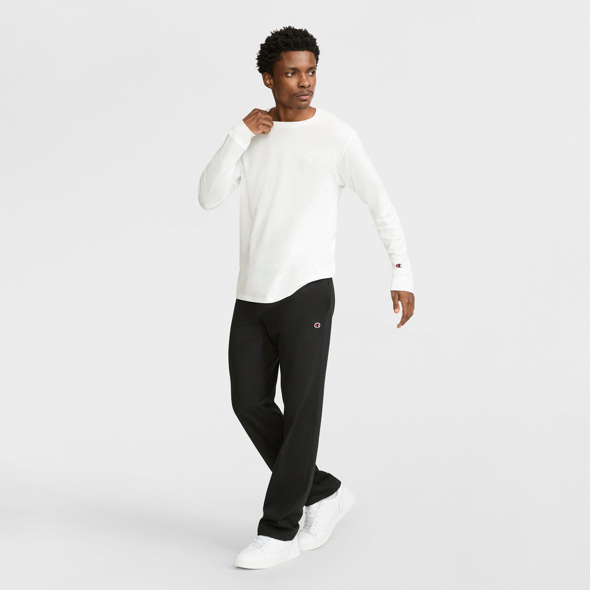 Lightweight Lounge Pants. Open Hem. C Logo - Image 4
