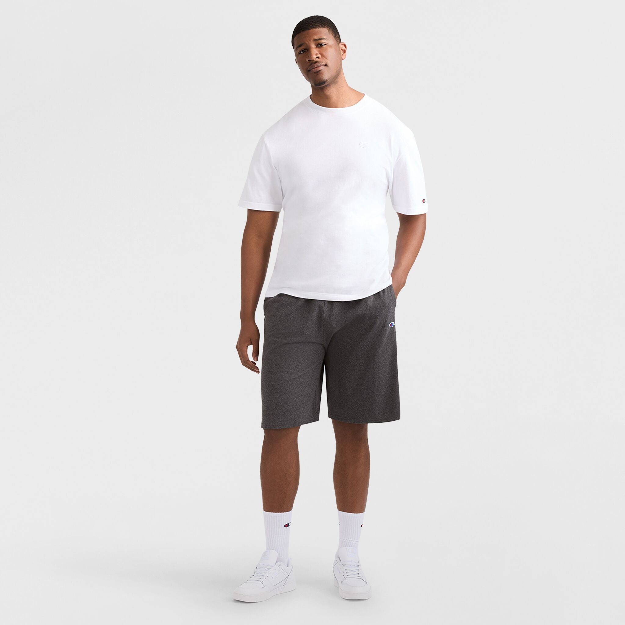 9 Lightweight Lounge Shorts. C Patch Logo - Big & Tall - Image 4