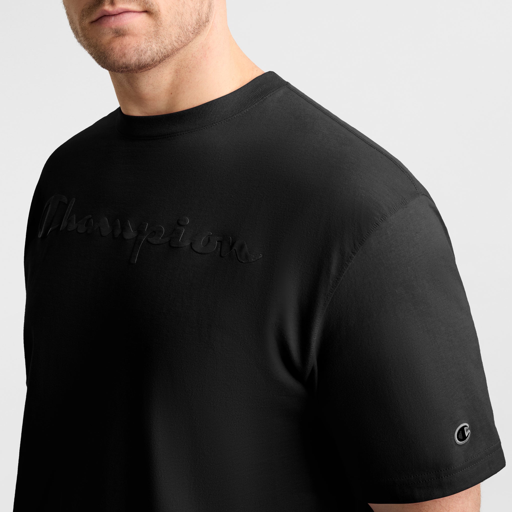 Classic Graphic T-Shirt. Tonal Script Logo - Big & Tall - Image 3