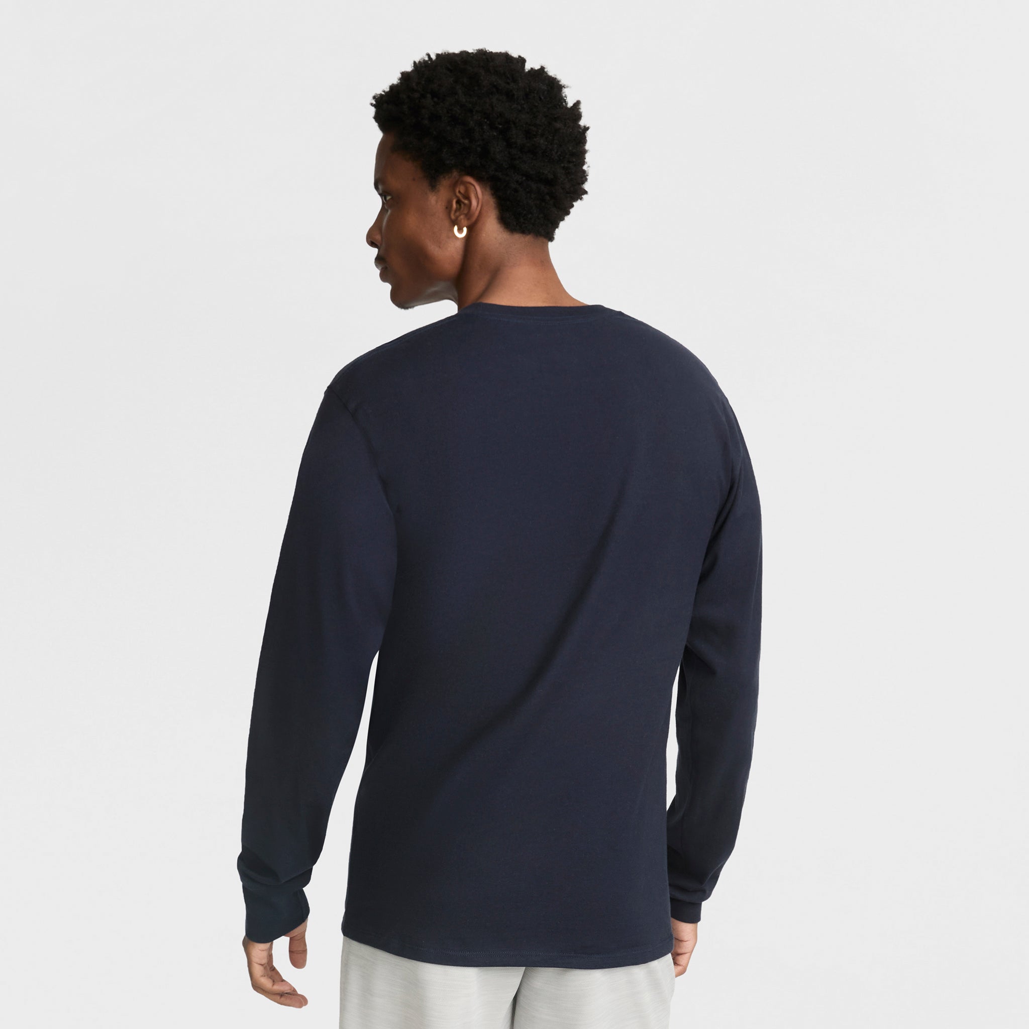 Classic Graphic Long-Sleeve T-Shirt. Script Logo - Image 2