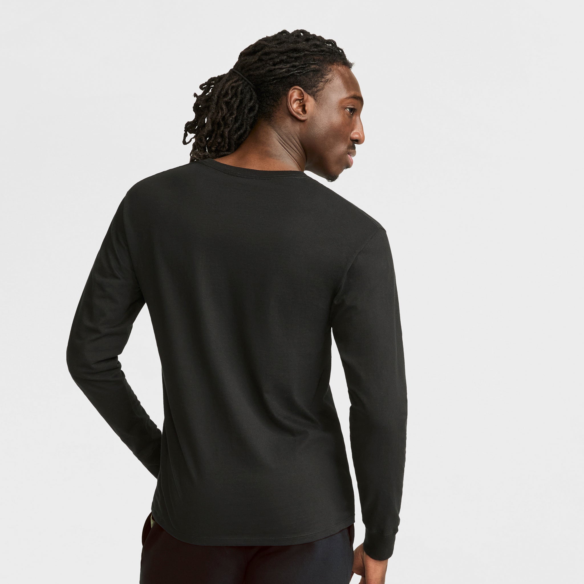 Classic Graphic Long-Sleeve T-Shirt. Script Logo - Image 2