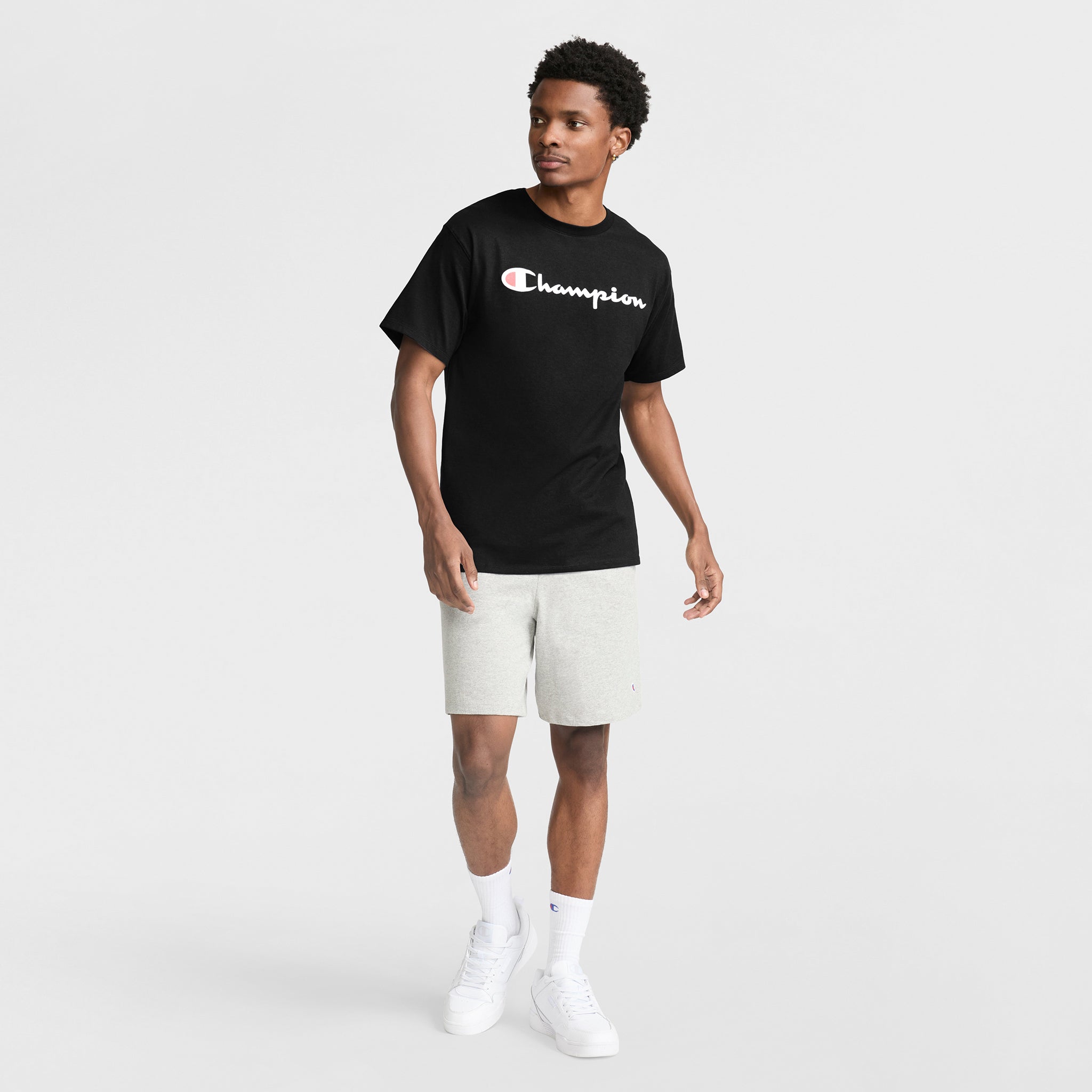 Classic Graphic T-Shirt. Script Logo - Image 3