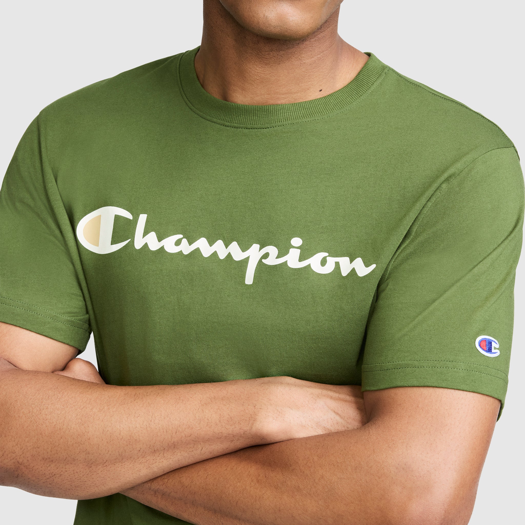 Classic Graphic T-Shirt. Script Logo - Image 4