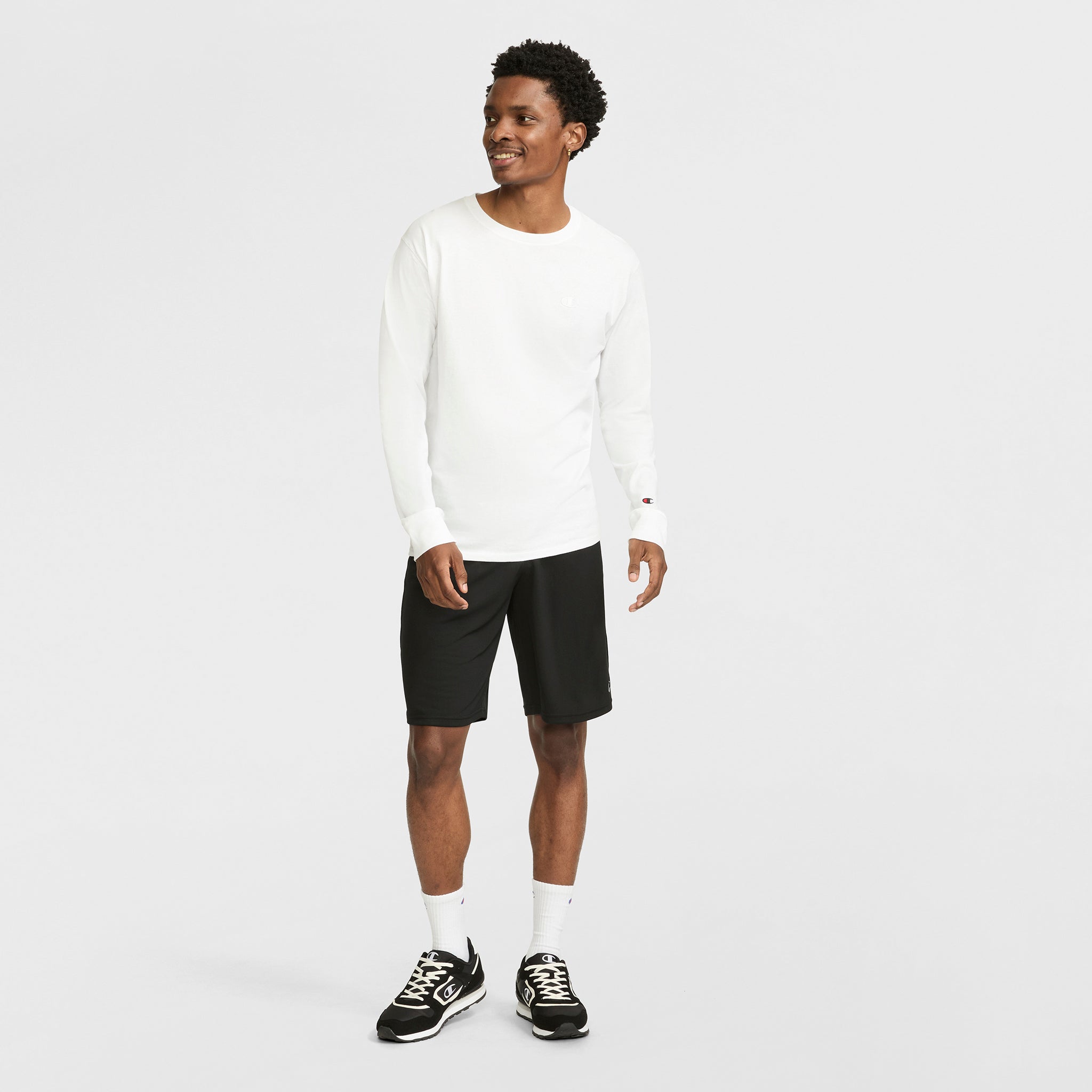 Classic Long Sleeve T-Shirt. Embroidered C Logo - Image 4