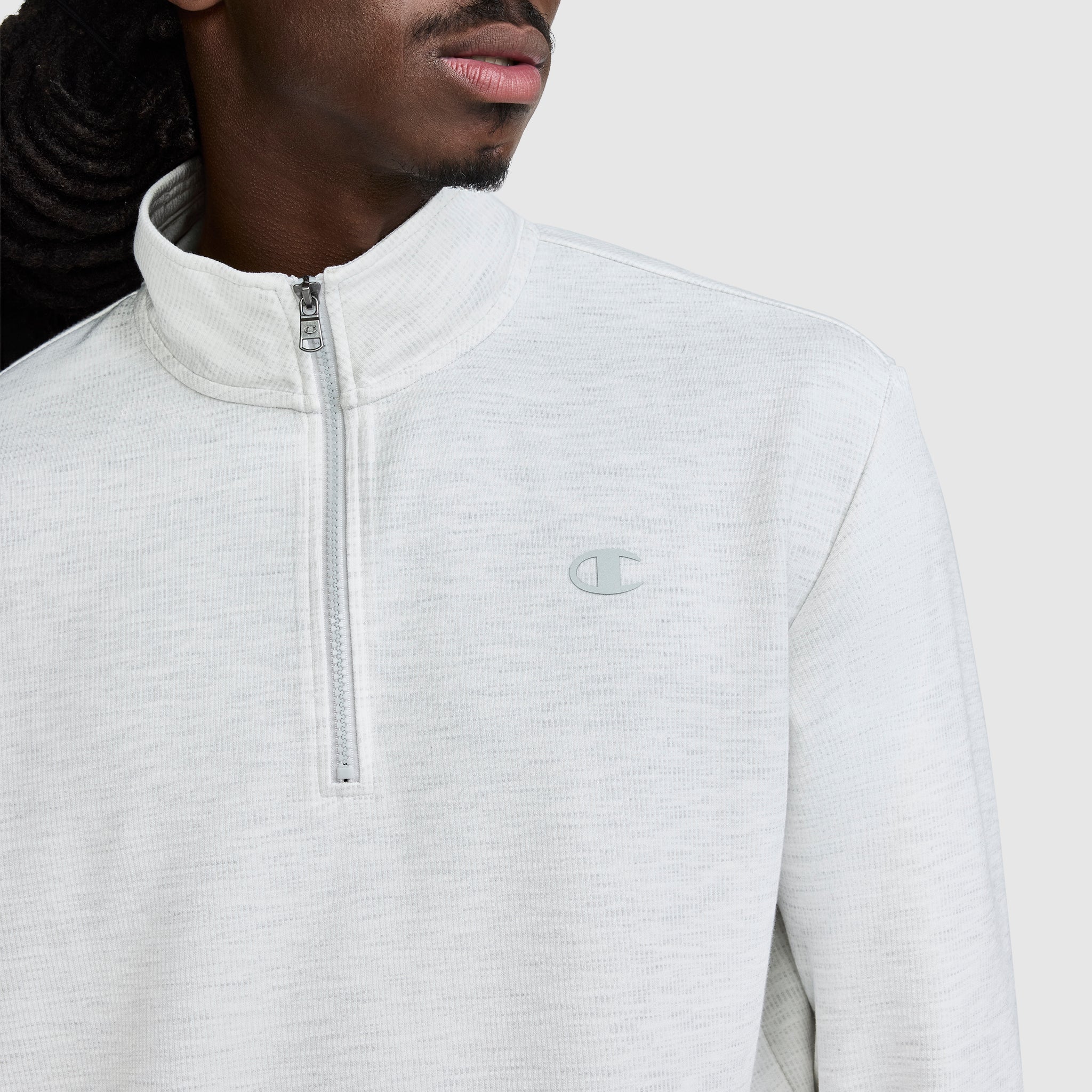 Sport Long Sleeve 1/4 Zip Mockneck. C Logo - Image 4