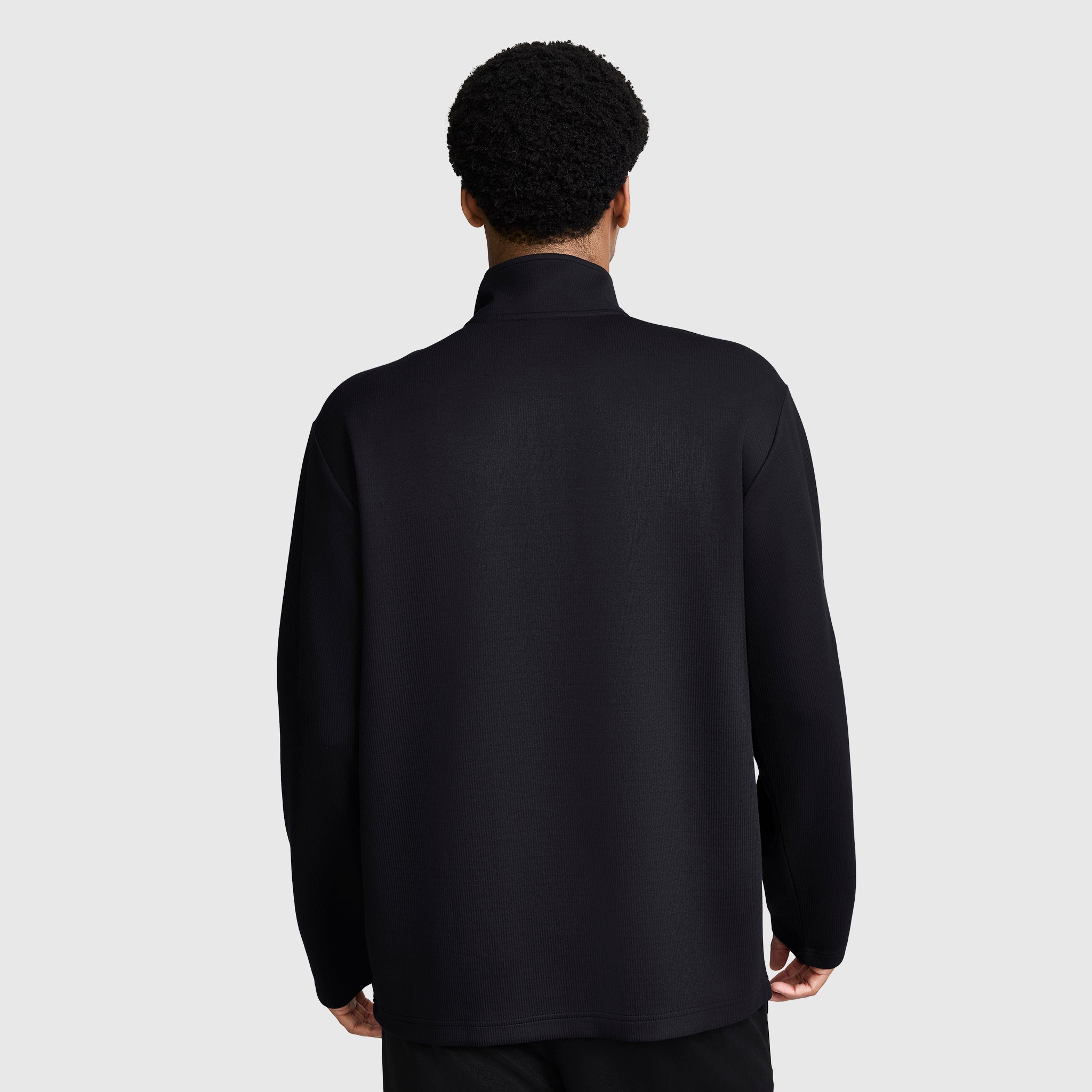 Sport Long Sleeve 1/4 Zip Mockneck. C Logo - Image 3