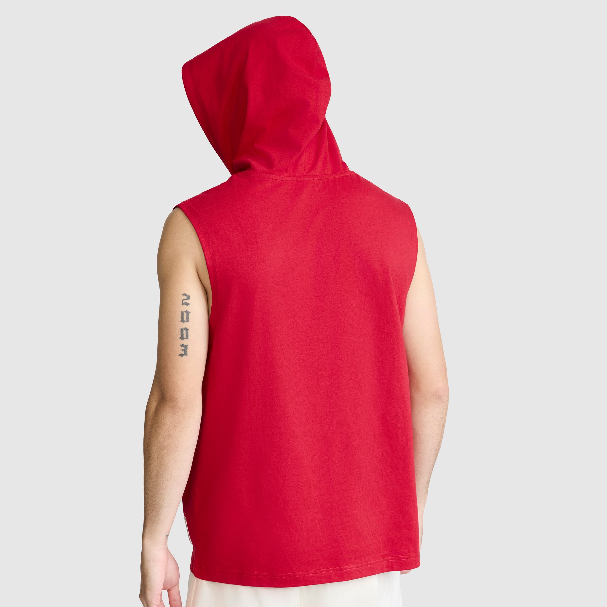 Jersey Sleeveless Hoodie. C Logo - Image 4