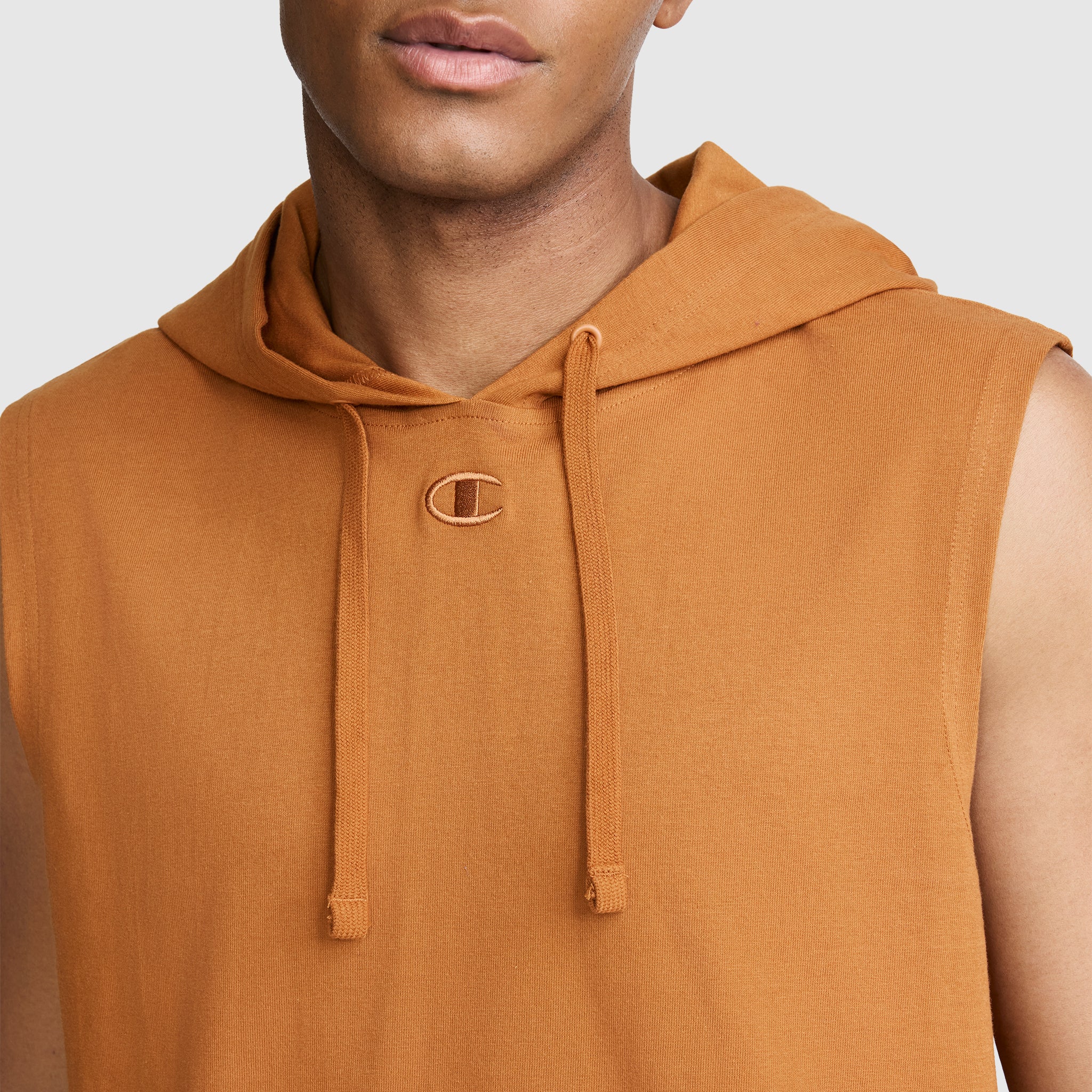 Jersey Sleeveless Hoodie. C Logo - Image 5