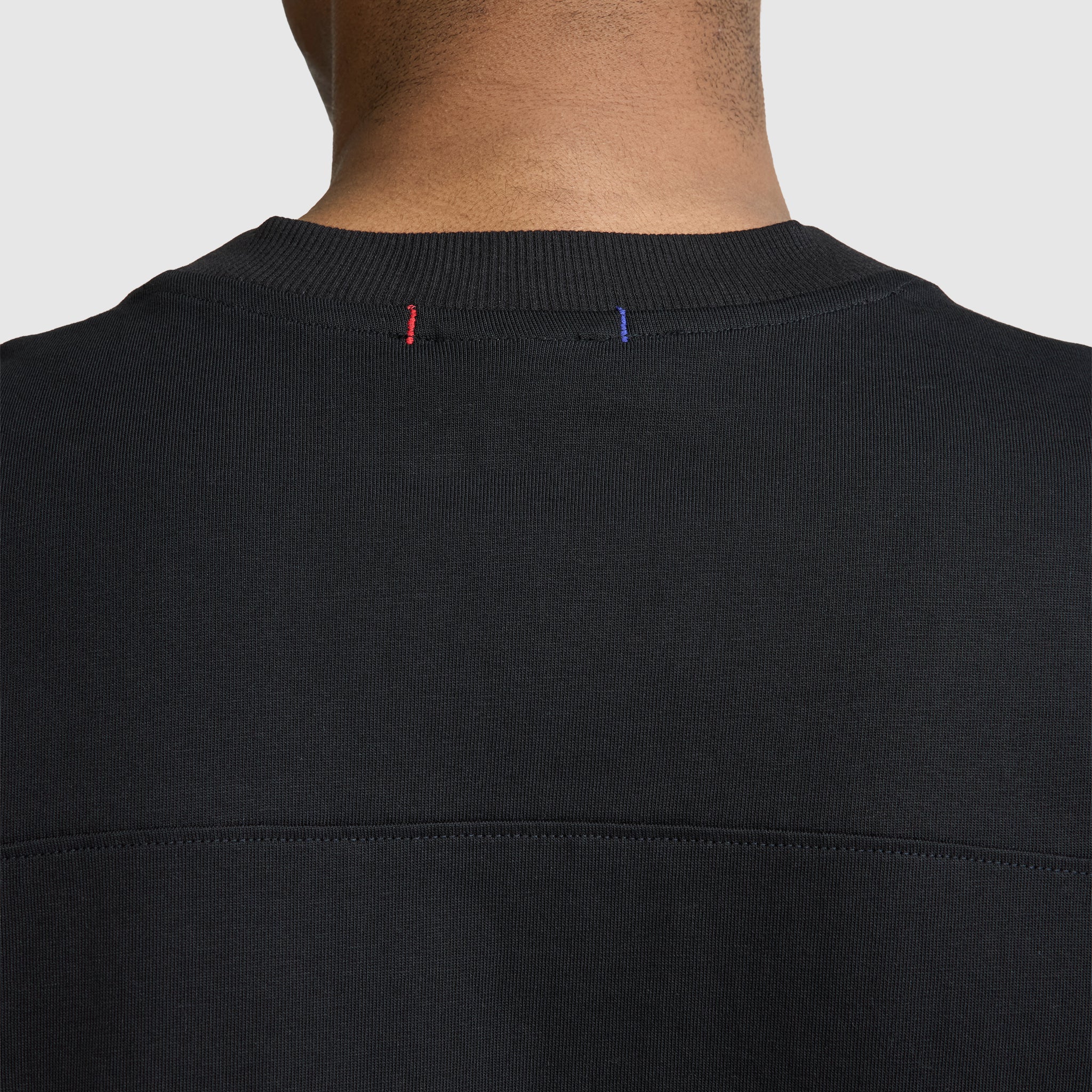 Short Sleeve Boxy T-Shirt. Embroidered Script Logo - Image 4