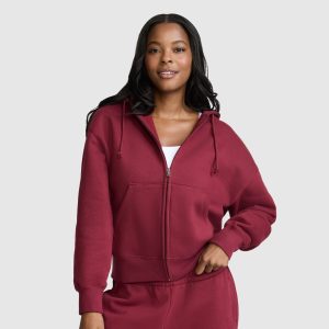 Powerblend Fleece Zip-Up Hoodie. C Logo
