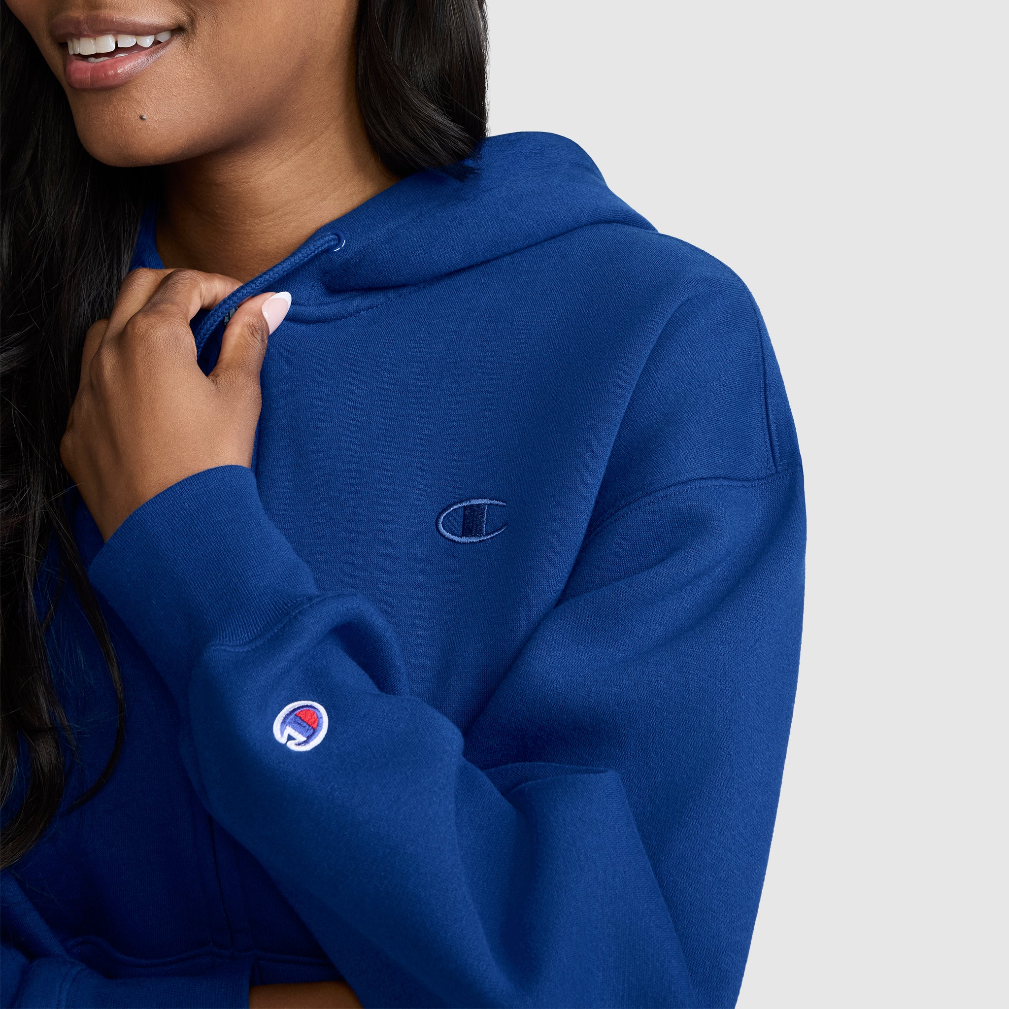 Powerblend Fleece Zip-Up Hoodie. C Logo - Image 5