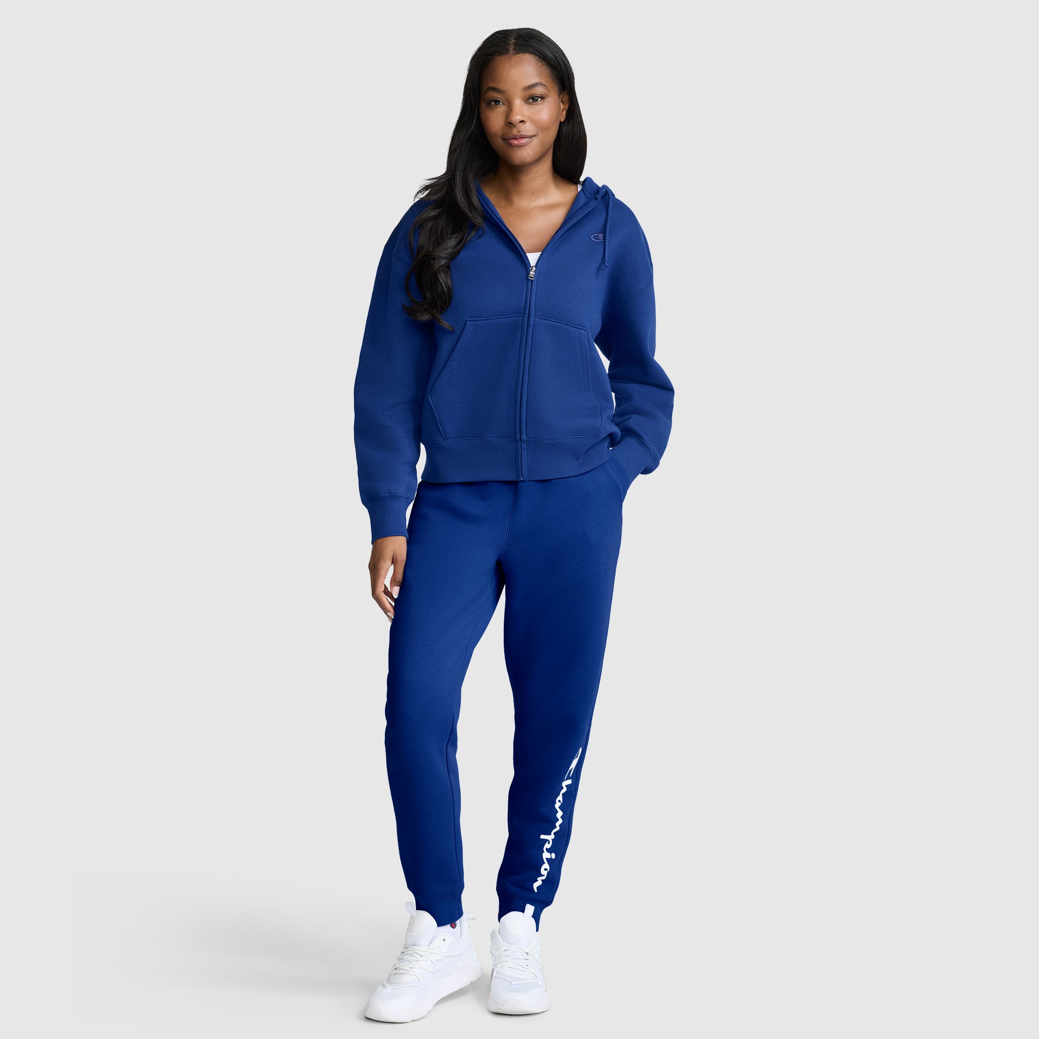 Powerblend Fleece Zip-Up Hoodie. C Logo - Image 6