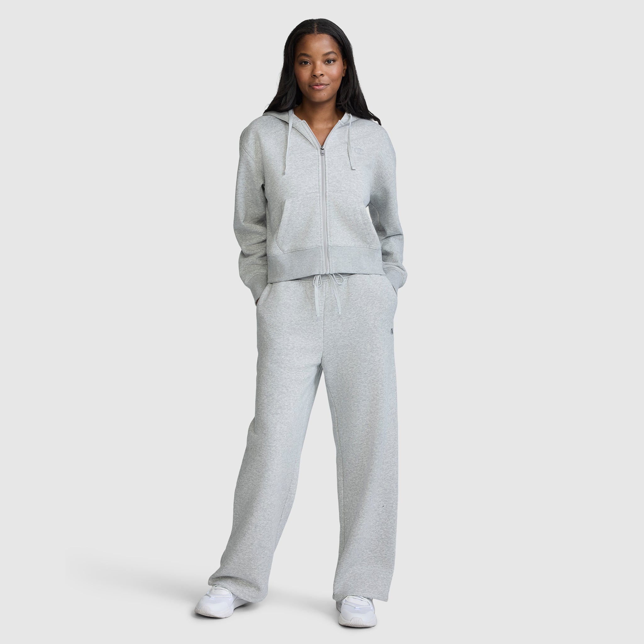 Cropped Zip-Up Hoodie - Image 6