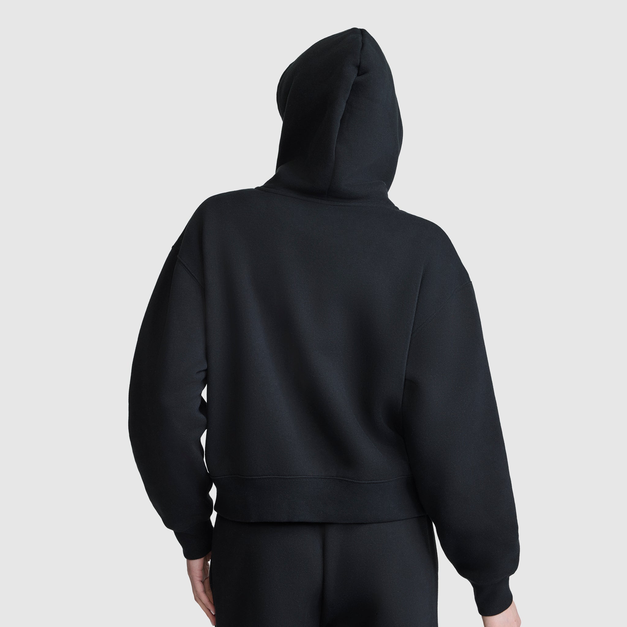 Cropped Zip-Up Hoodie - Image 4