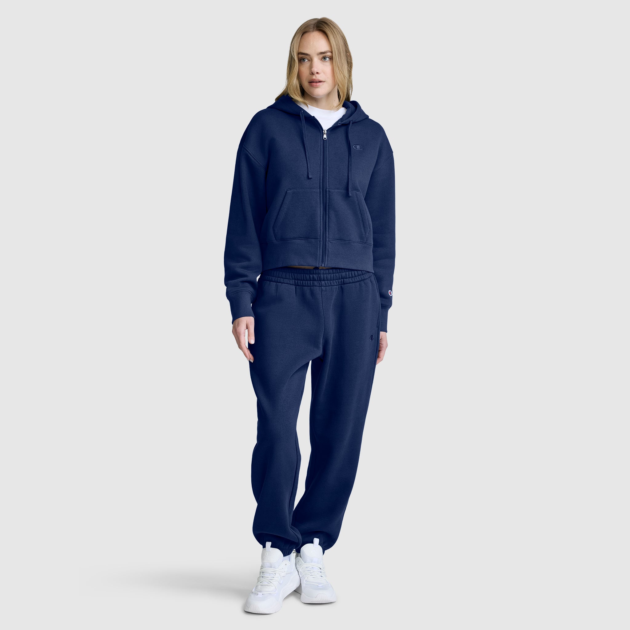 Cropped Zip-Up Hoodie - Image 6