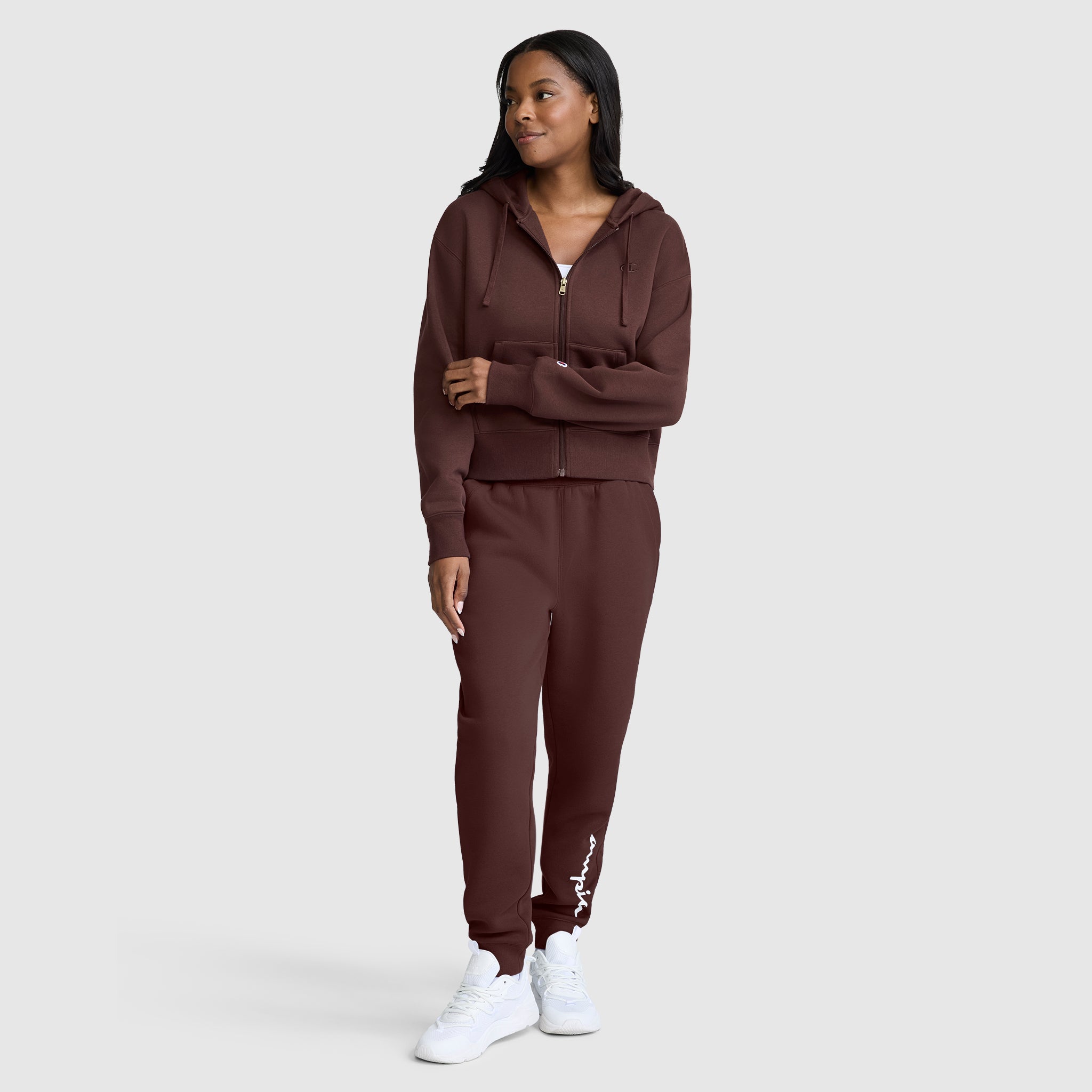 Cropped Zip-Up Hoodie - Image 6