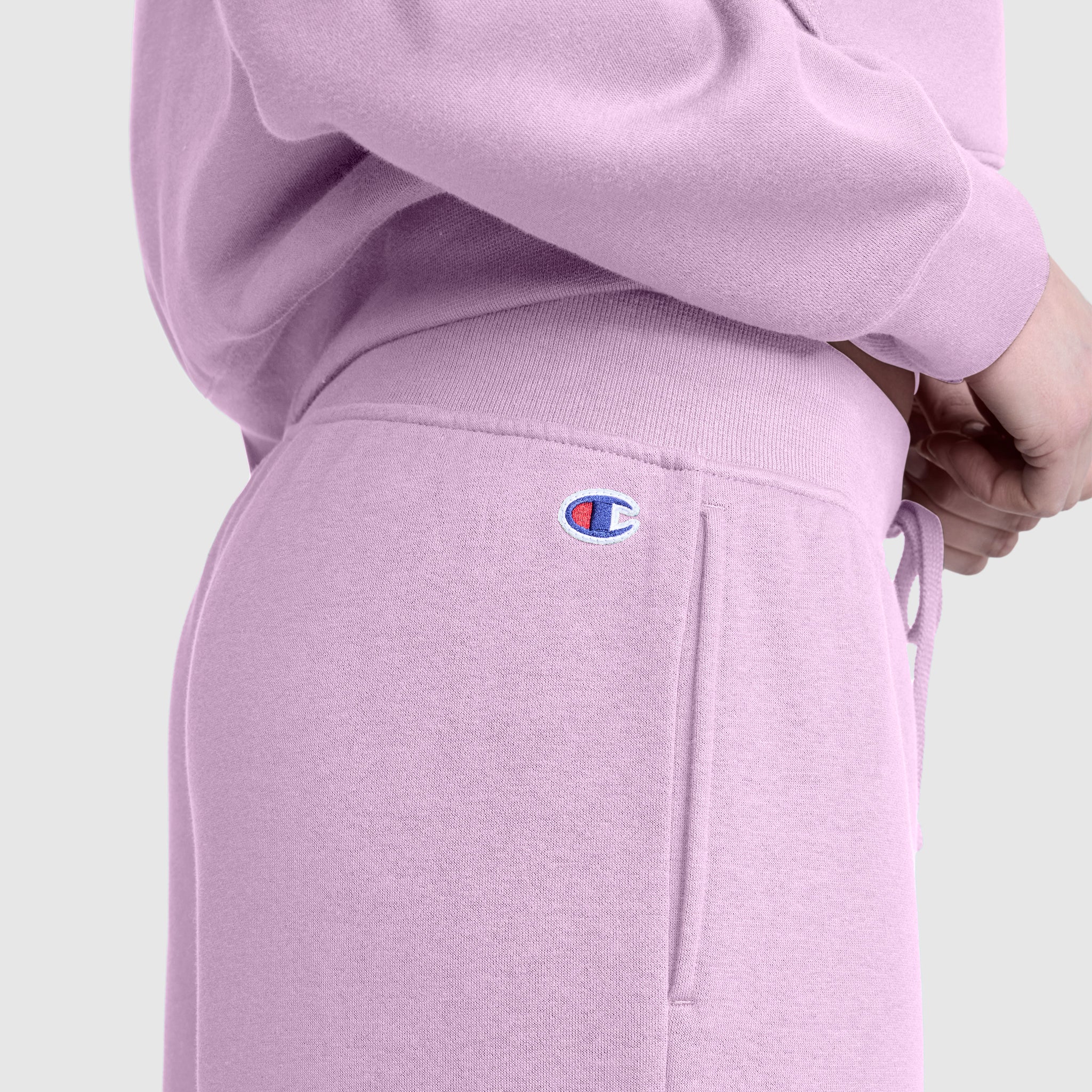 Wide Leg Fleece Sweatpants. C Logo - Image 4