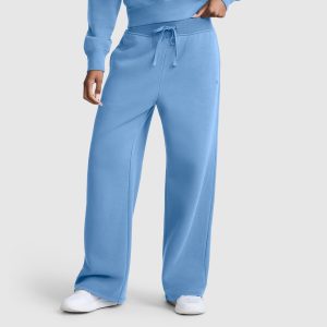Wide Leg Fleece Sweatpants. C Logo