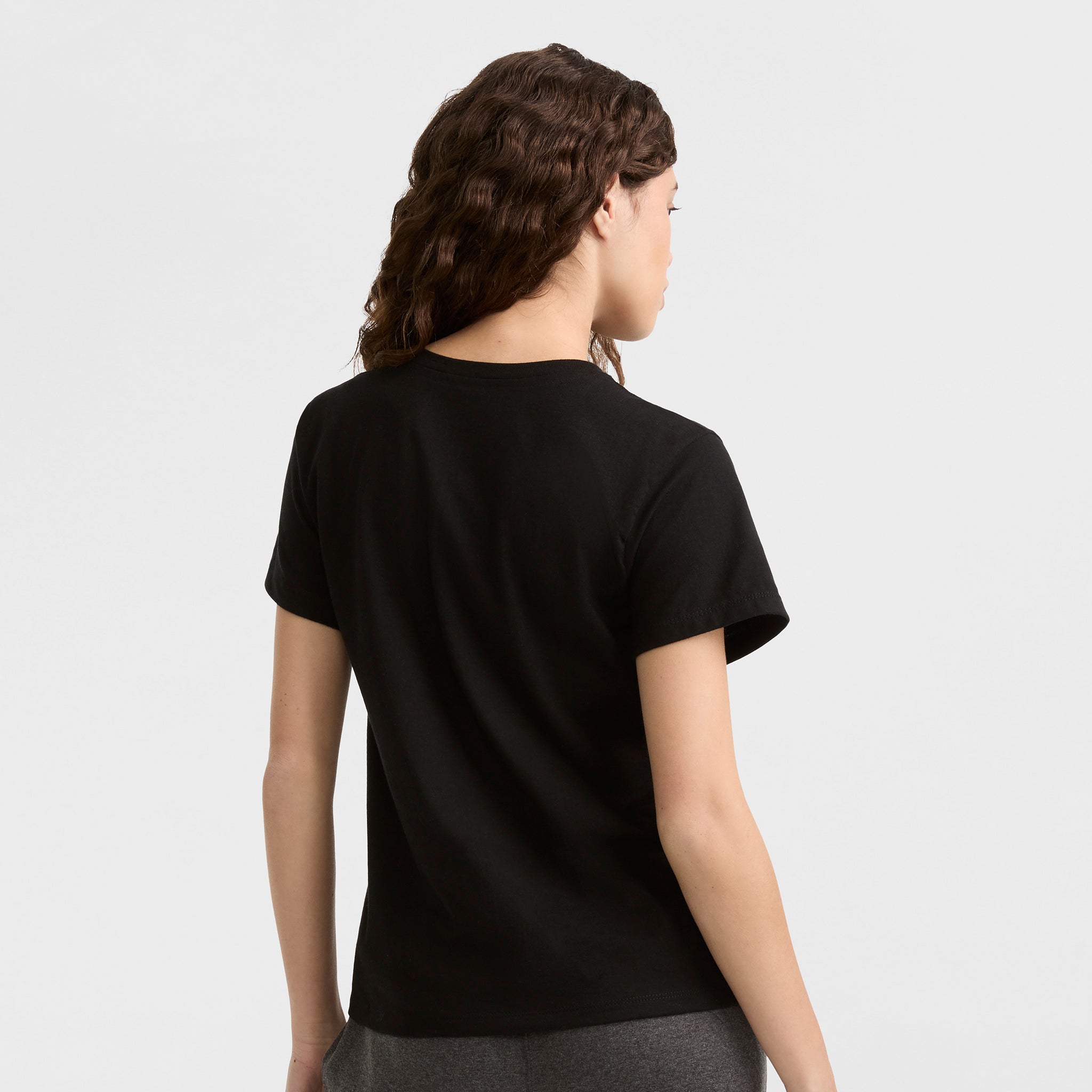 Classic T-Shirt. Tonal Left Chest Script - Image 2