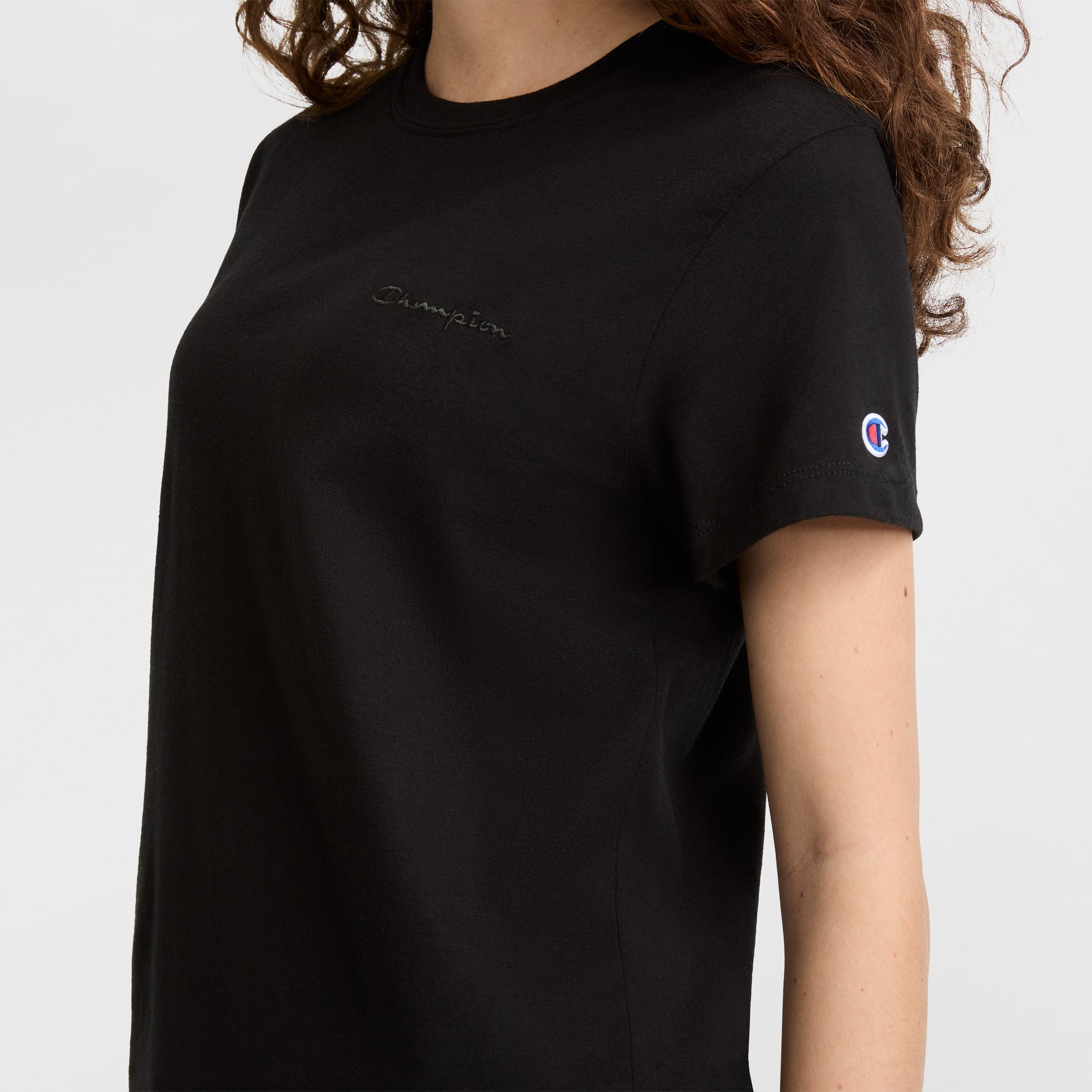 Classic T-Shirt. Tonal Left Chest Script - Image 3