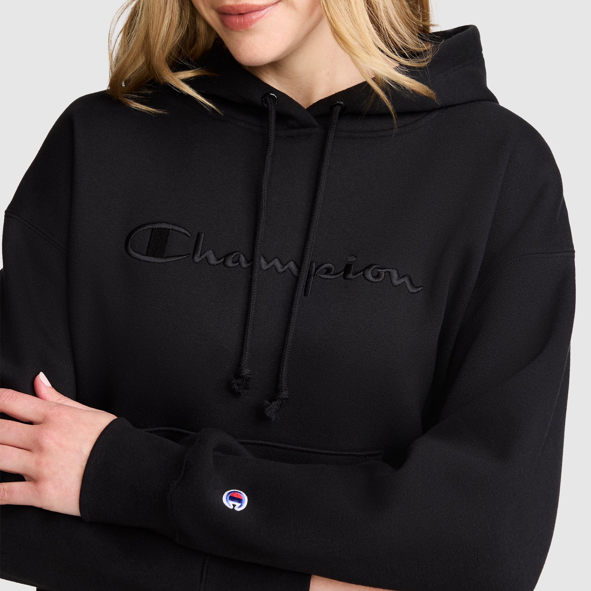 Tonal Script Freshman Powerblend Hoodie - Image 5