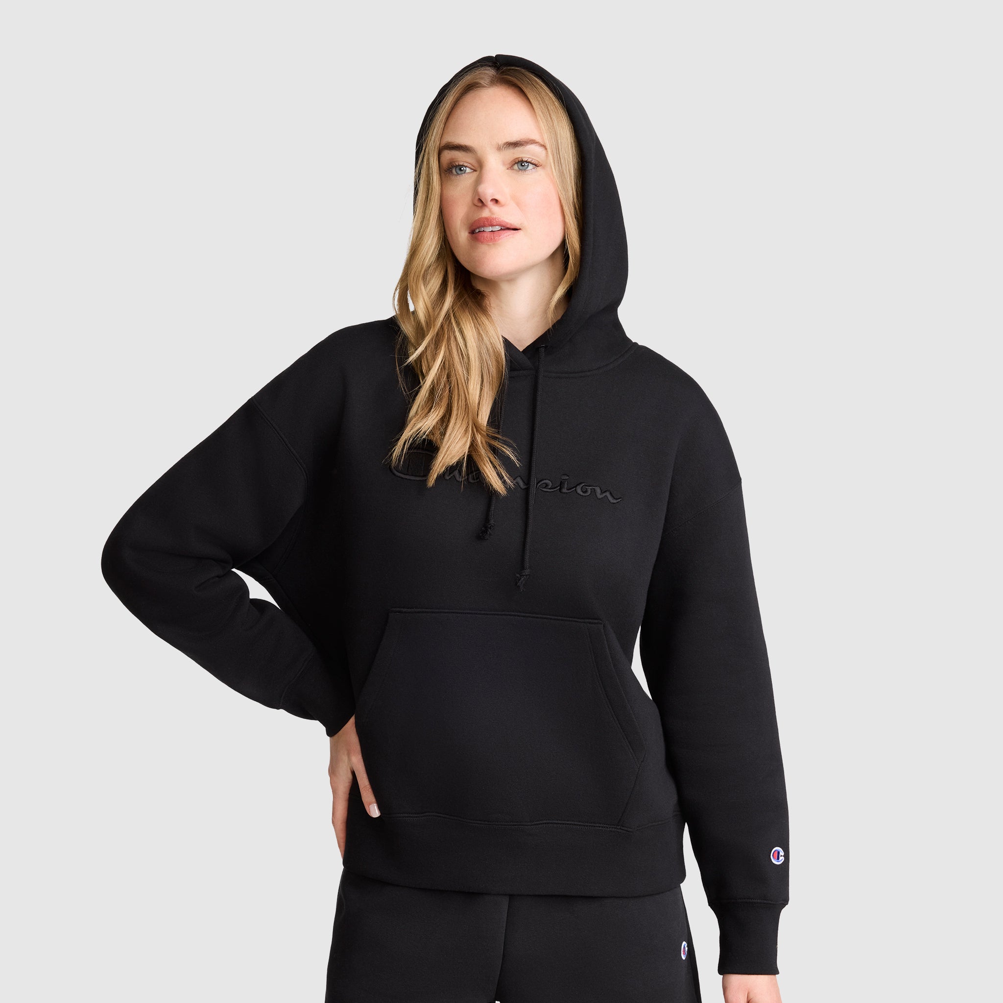 Tonal Script Freshman Powerblend Hoodie - Image 2