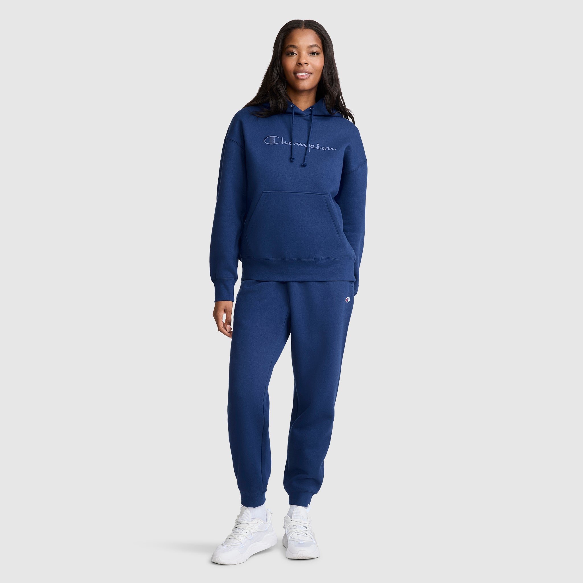 Tonal Script Freshman Powerblend Hoodie - Image 7