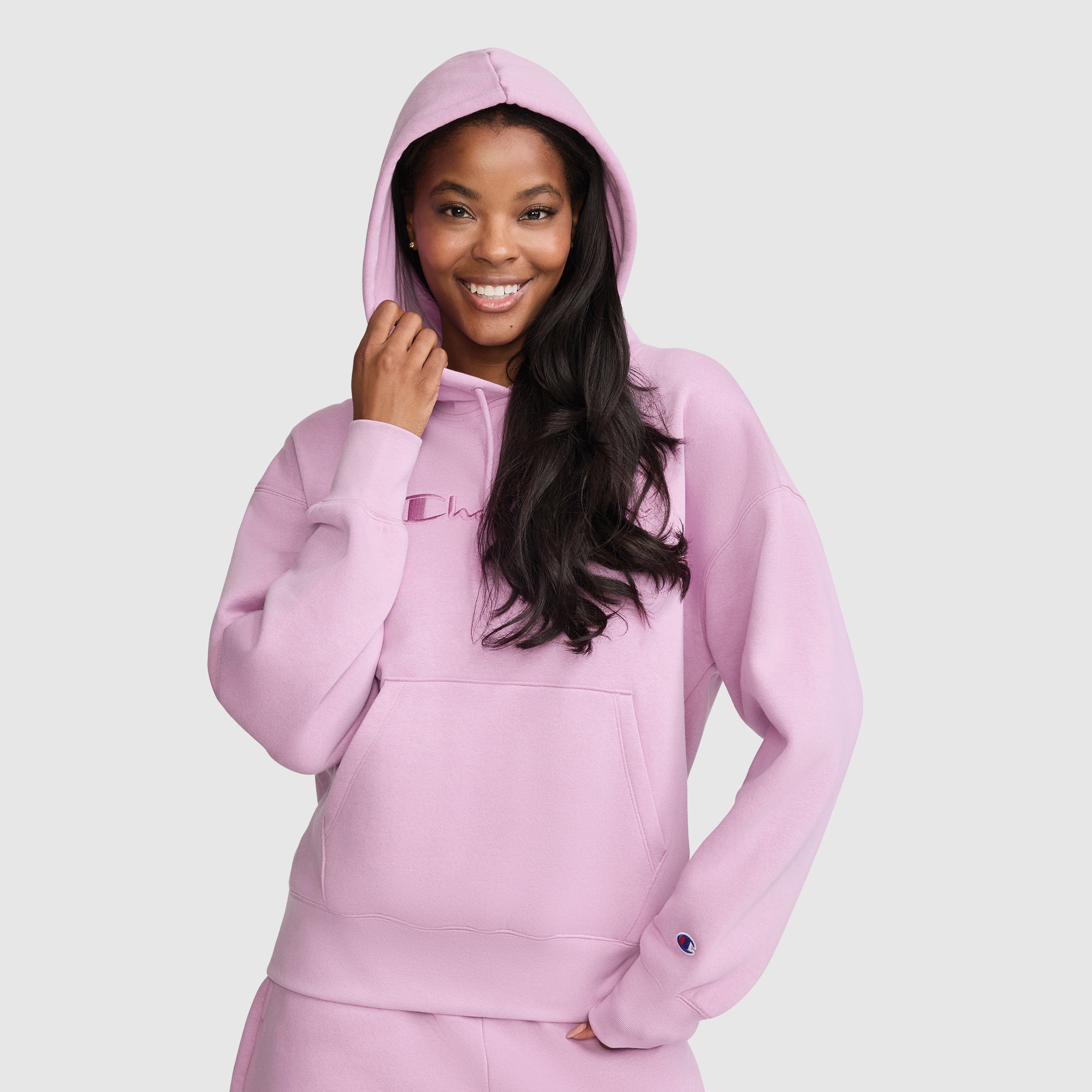 Tonal Script Freshman Powerblend Hoodie - Image 2