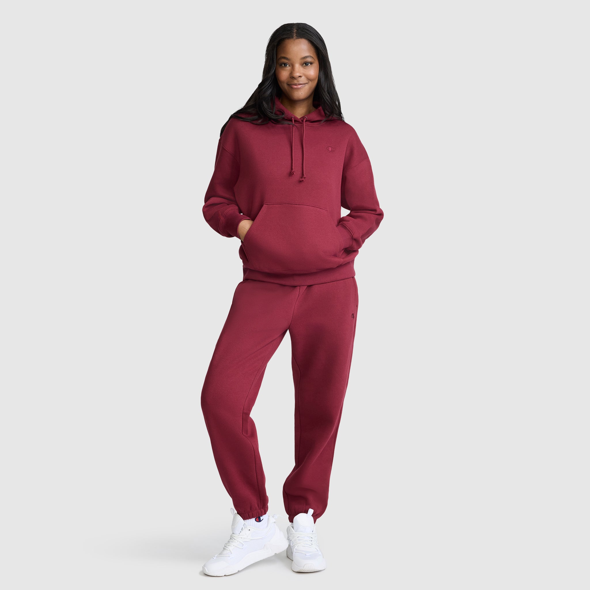 Small C Freshman Powerblend Hoodie - Image 7