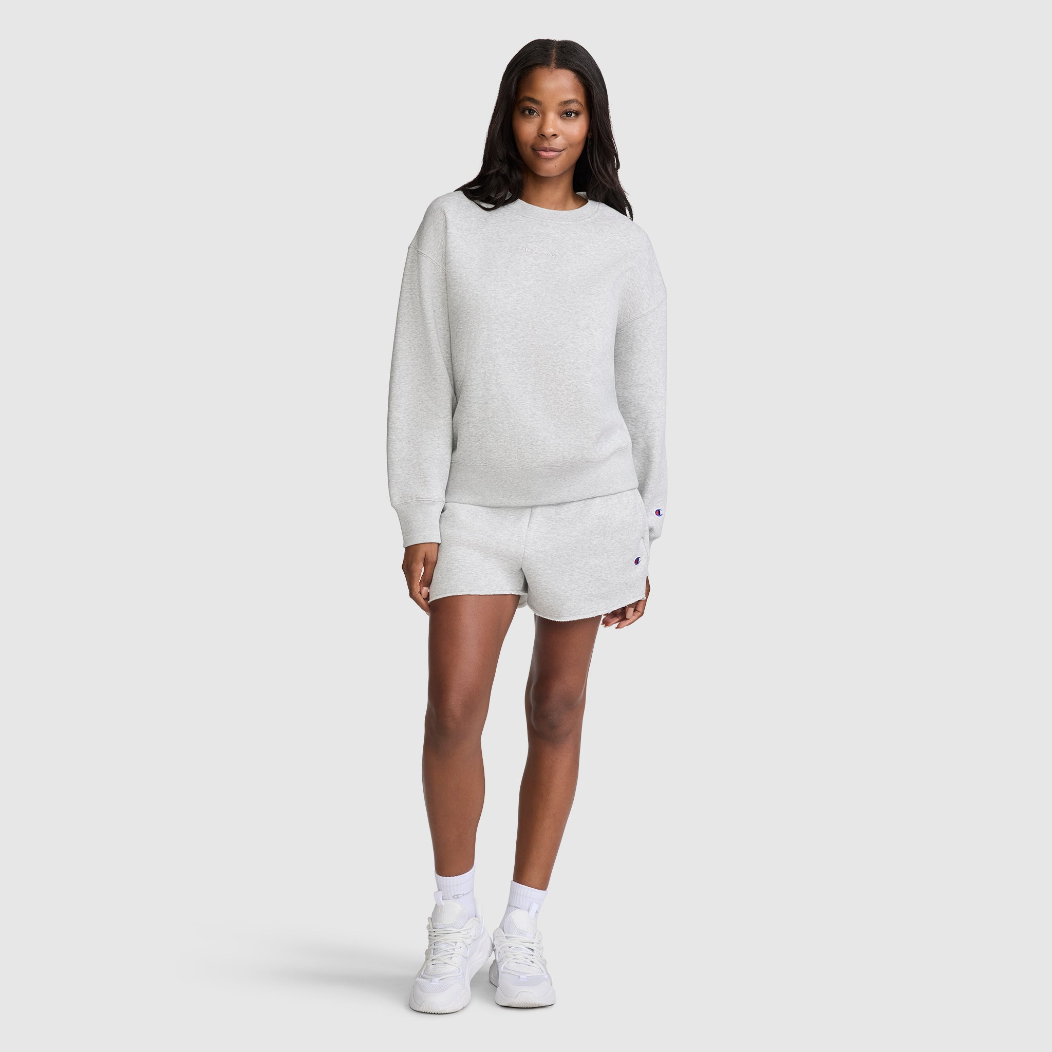 Powerblend Crewneck Sweatshirt. Embroidered Script Logo - Image 5