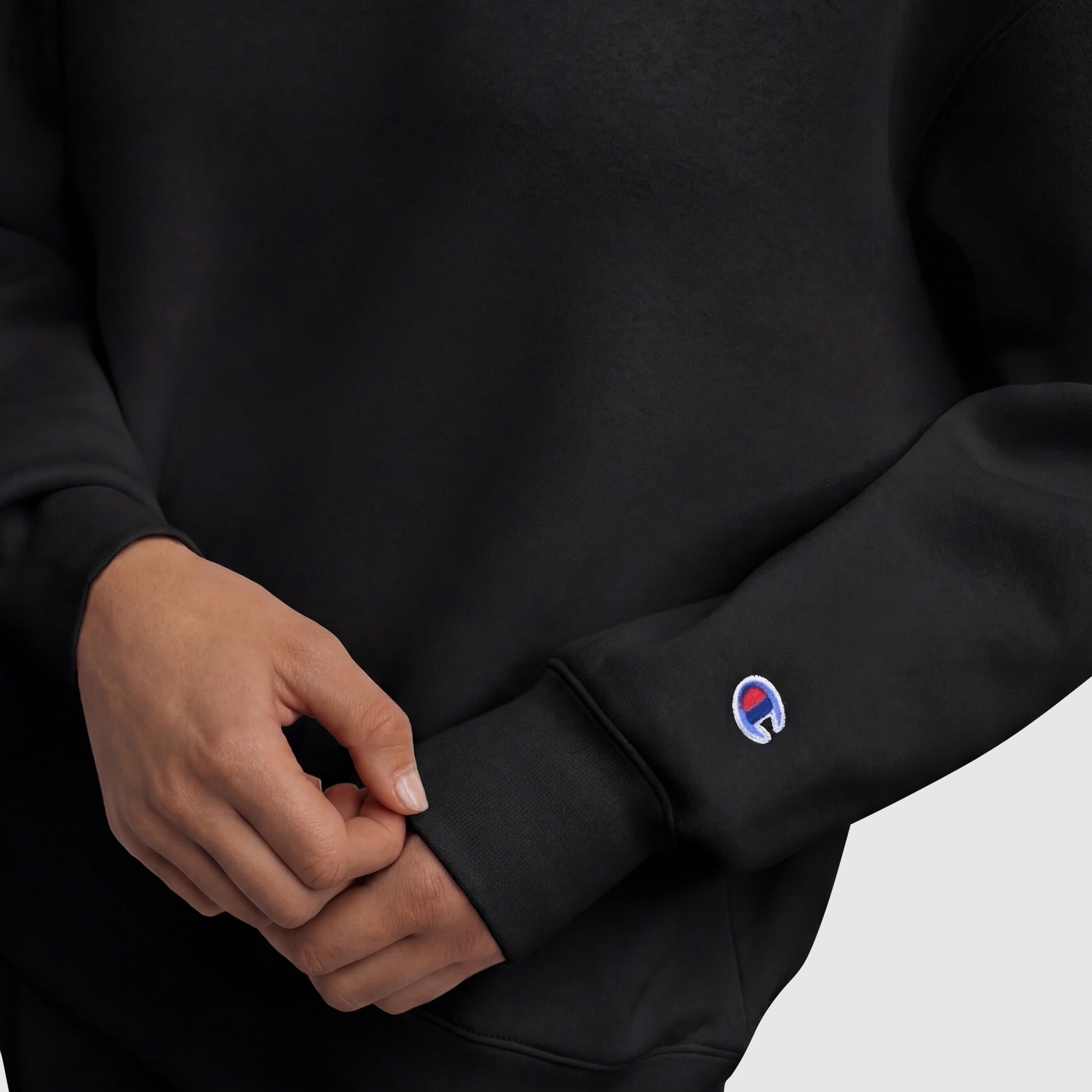 Powerblend Crewneck Sweatshirt. Embroidered Script Logo - Image 4
