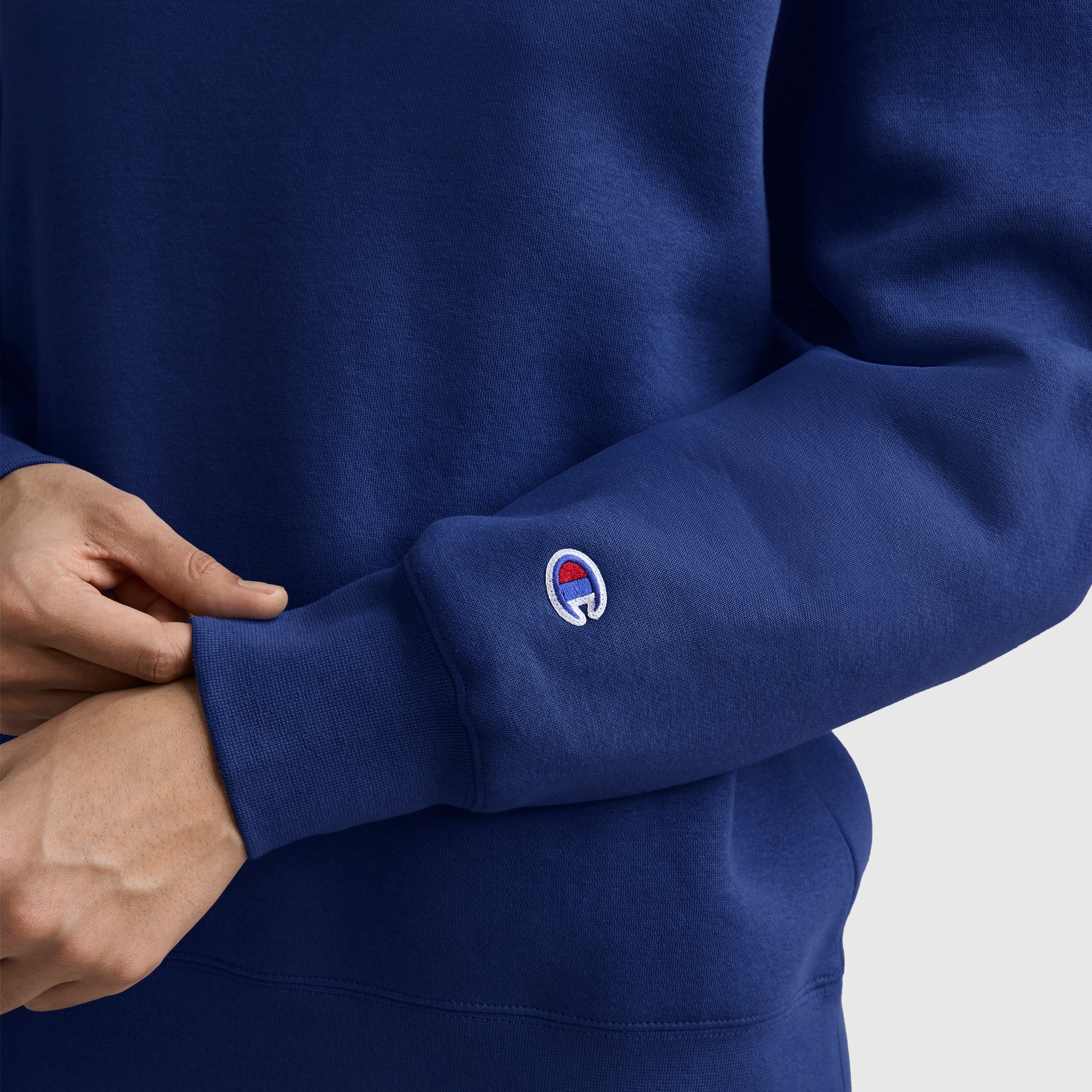 Powerblend Crewneck Sweatshirt. Embroidered Script Logo - Image 4