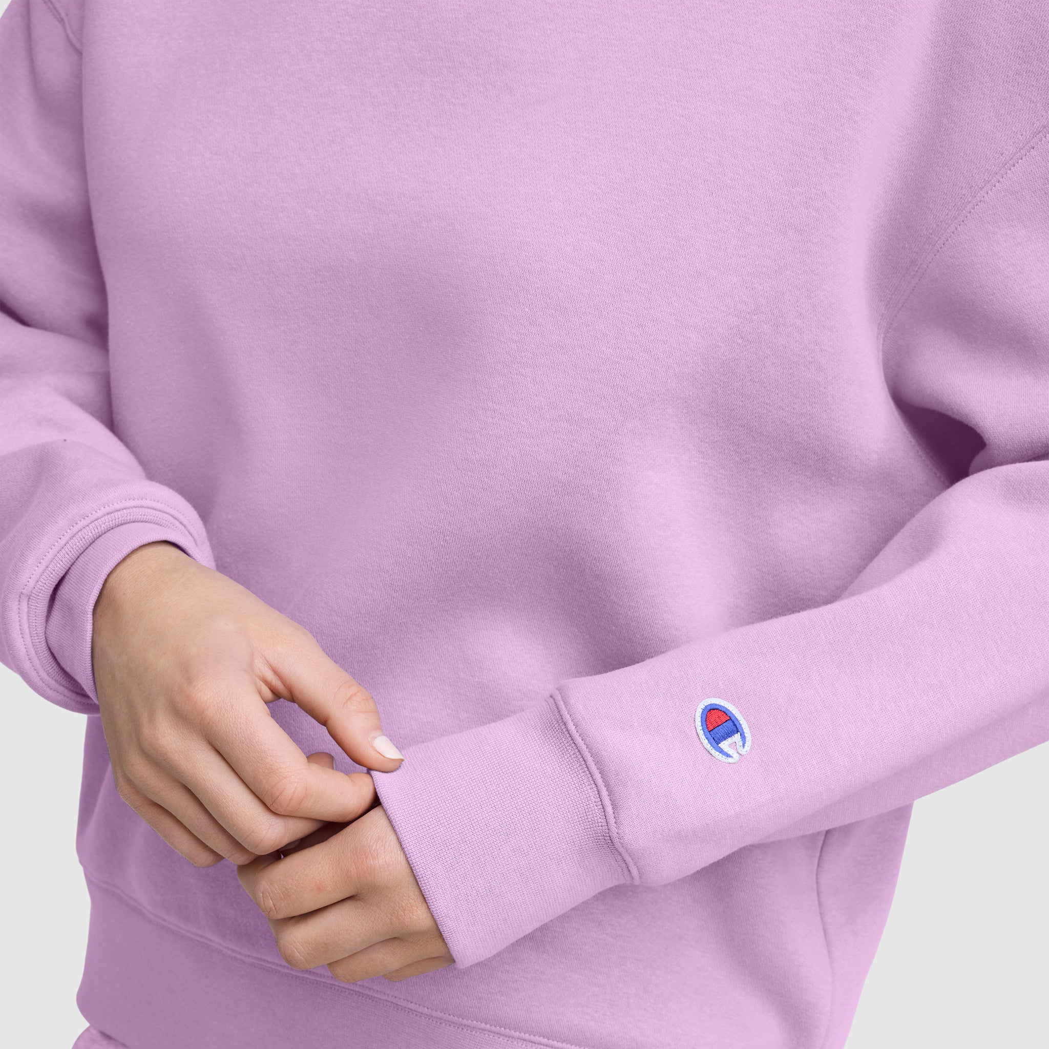 Powerblend Crewneck Sweatshirt. Embroidered Script Logo - Image 4