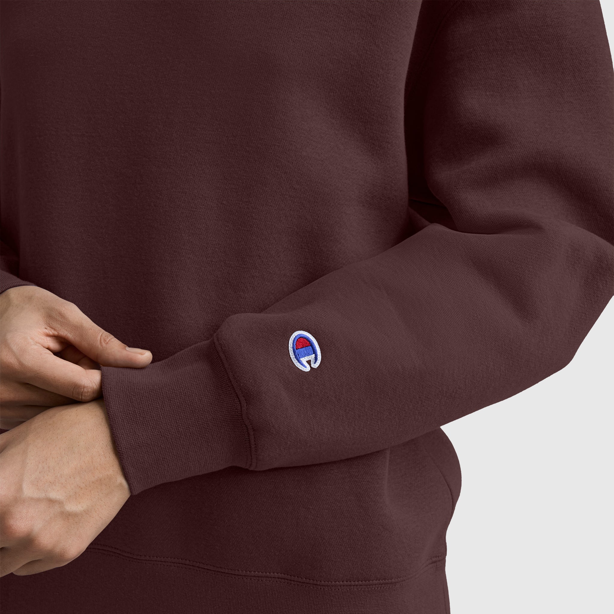 Powerblend Crewneck Sweatshirt. Embroidered Script Logo - Image 4