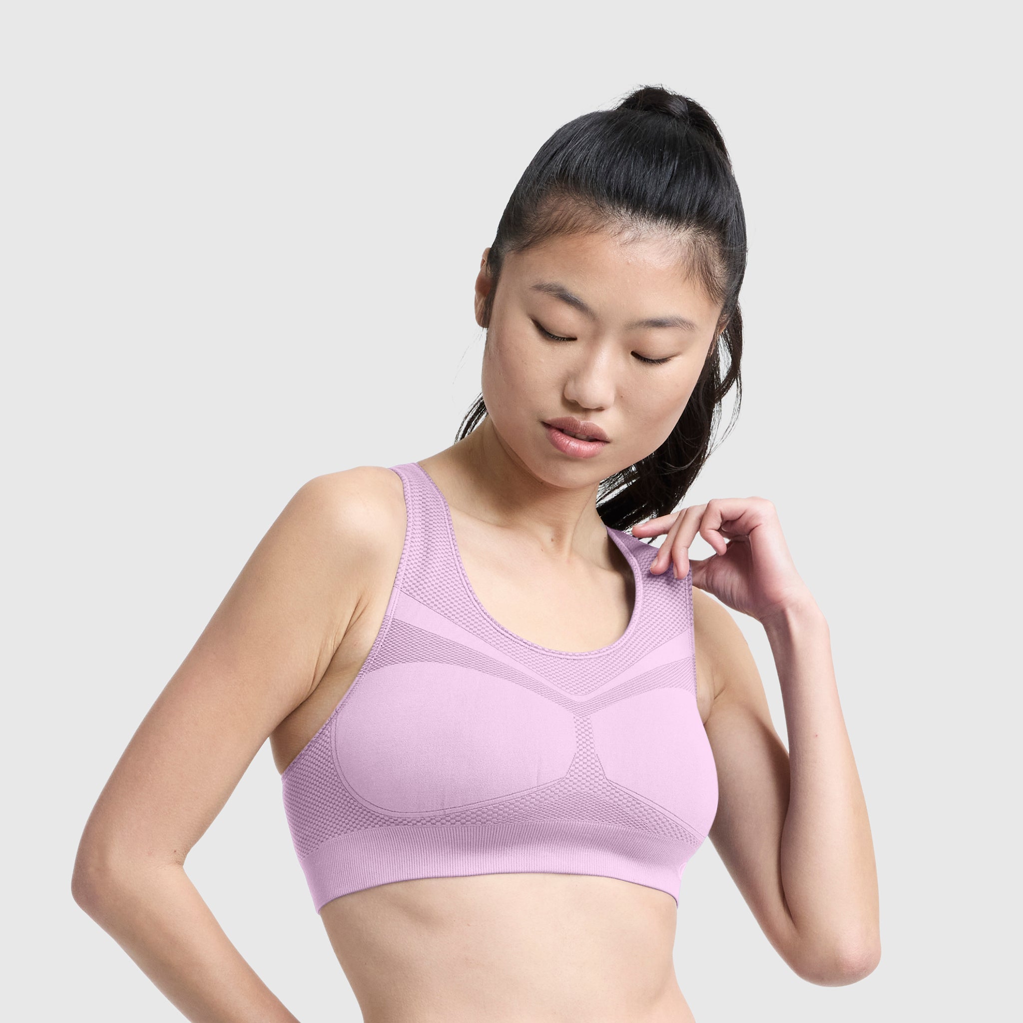 Seamless Racerback Sports Bra