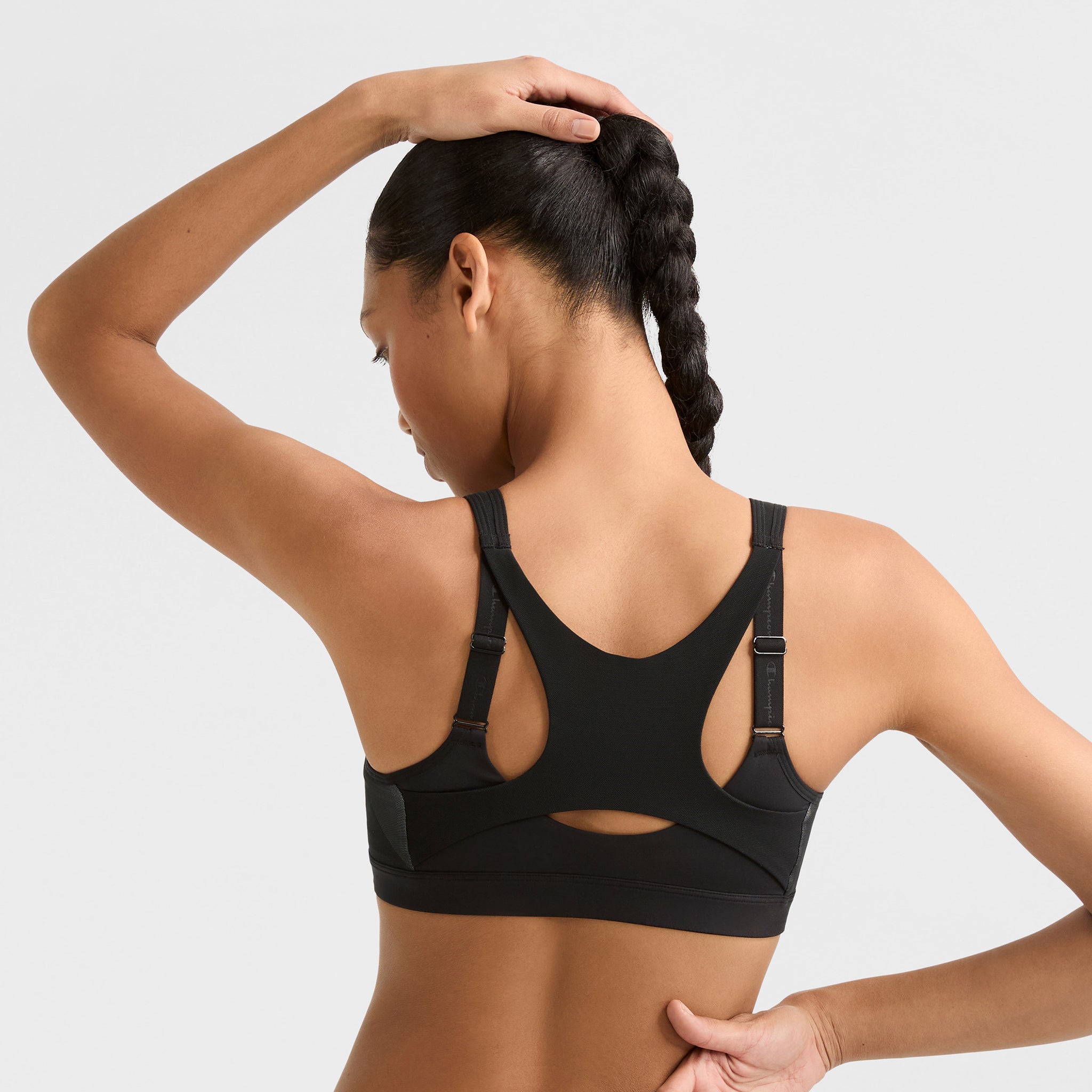 Motion Control Zip Sports Bra - Image 2