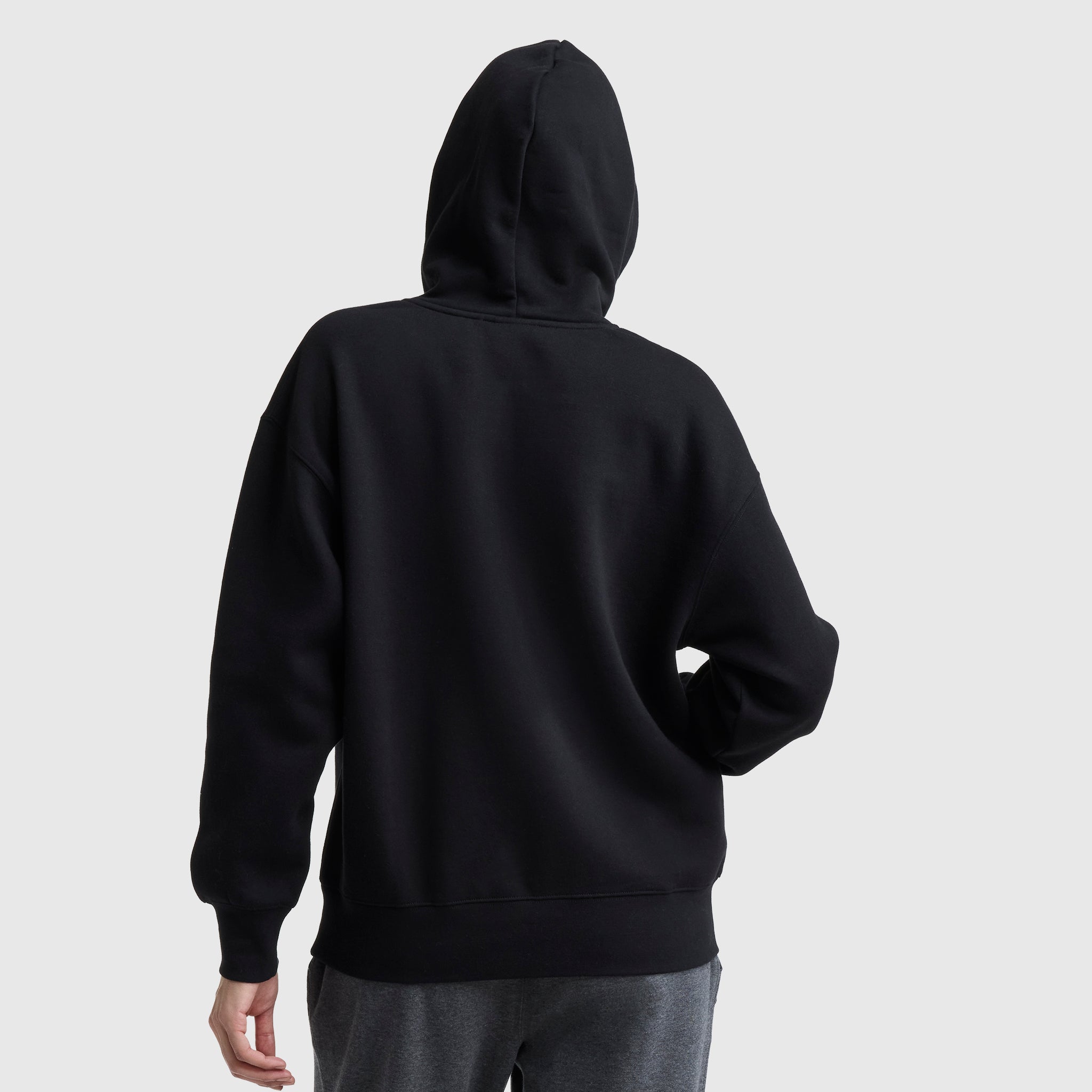 Champion Women's Powerblend Relaxed Hoodie. Script Logo - Image 5