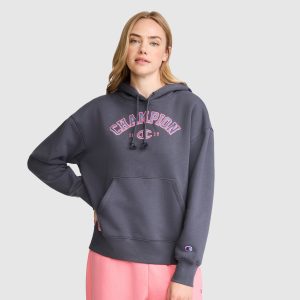 Fleece Hoodie. Satin Applique